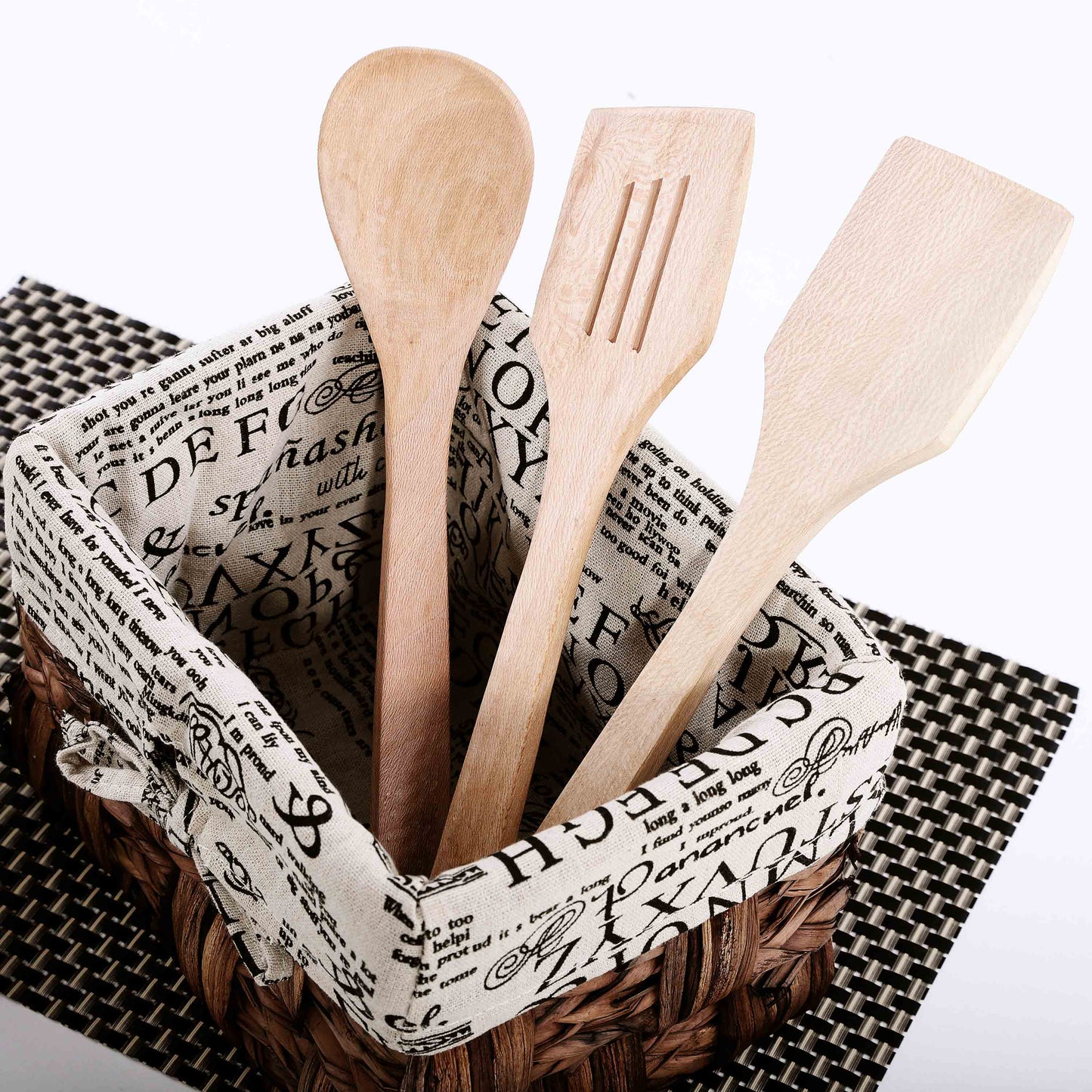 Wooden Palta & Spoon Cooking Set
