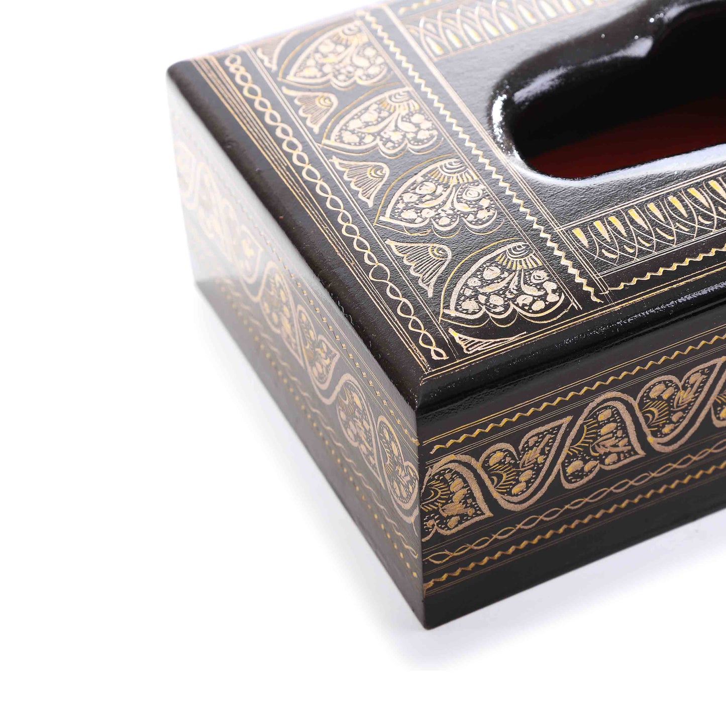 Hand Painted Wooden Tissue Box