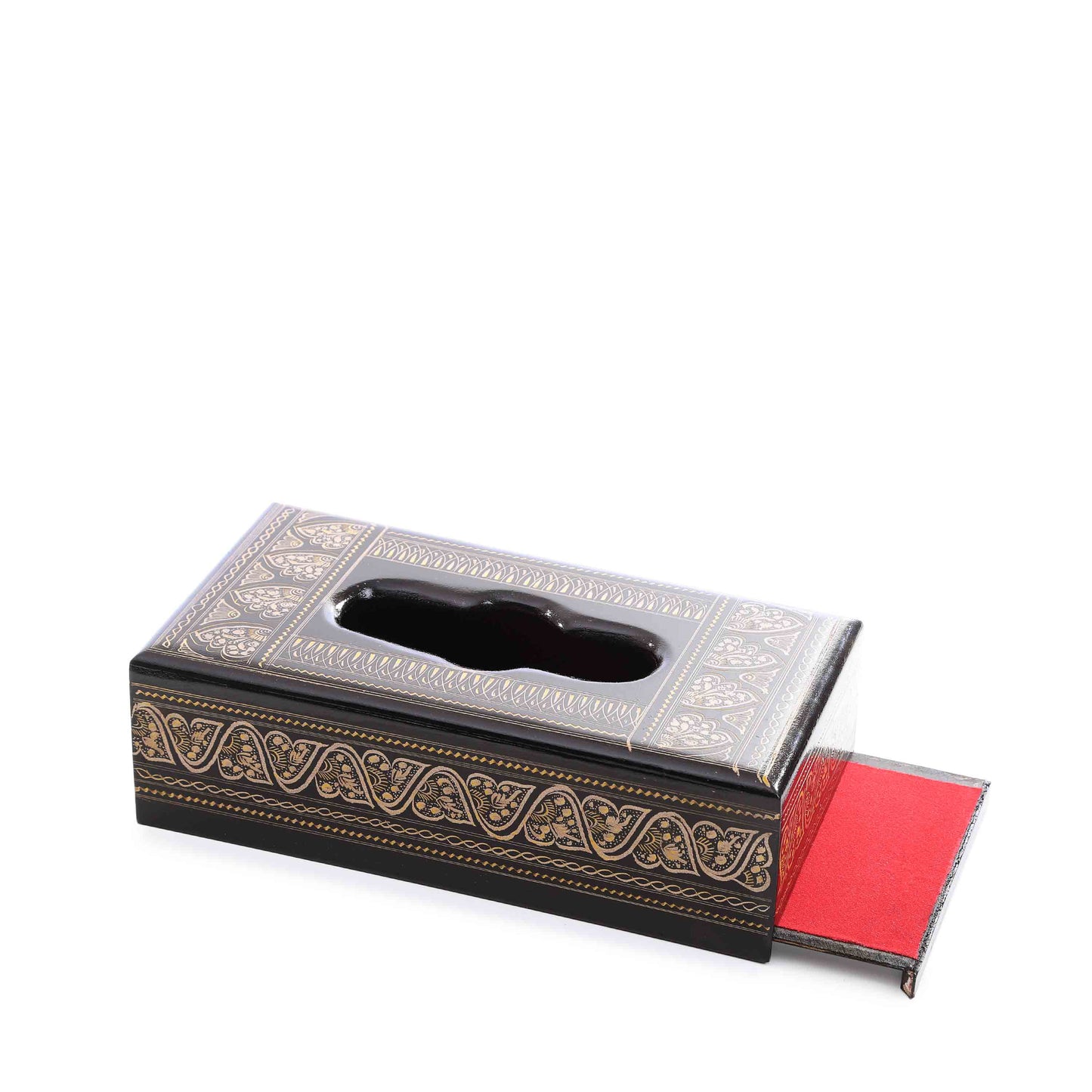 Hand Painted Wooden Tissue Box
