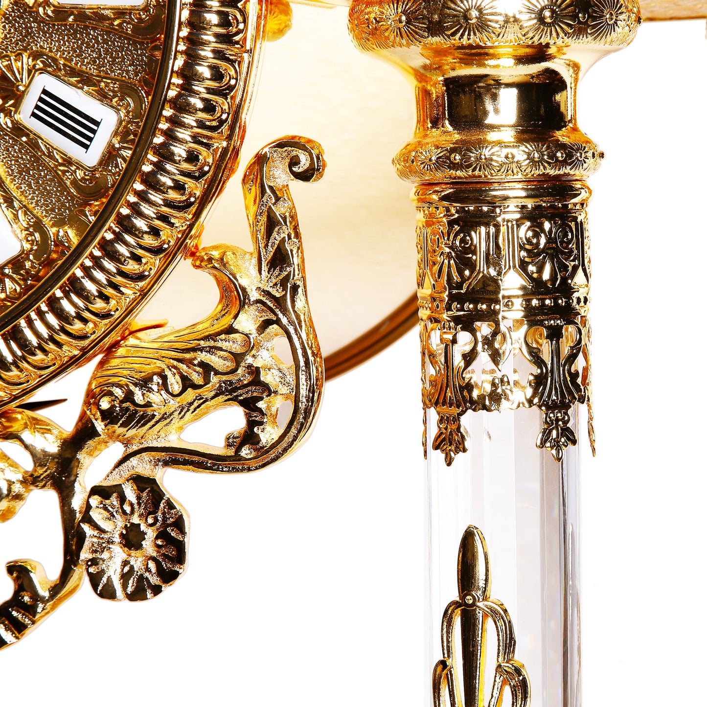 1850's Louis Brass & Marble Mantel Clock