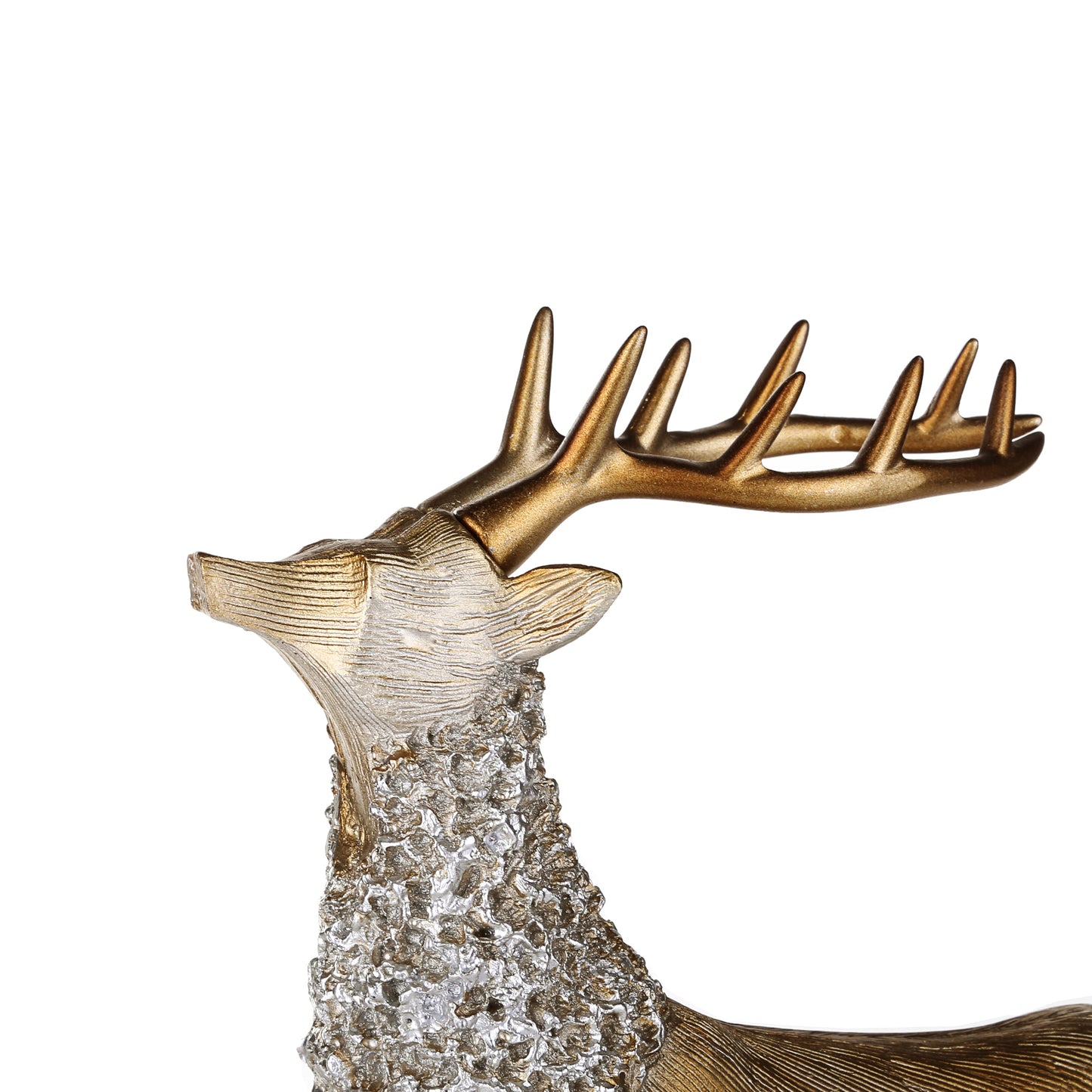 Silver deer Ornaments (Set of 2)