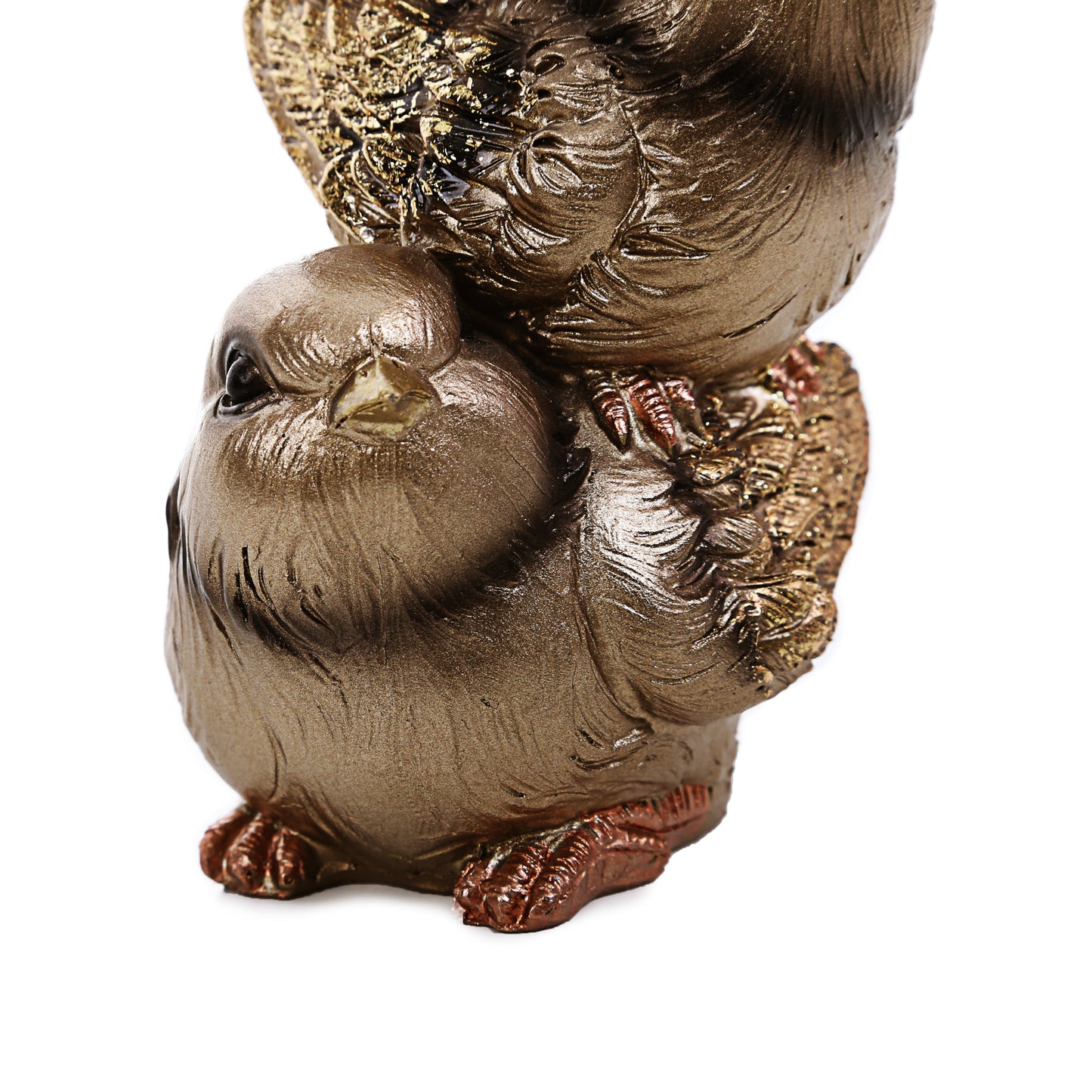 Golden 3 Sparrows Ornaments