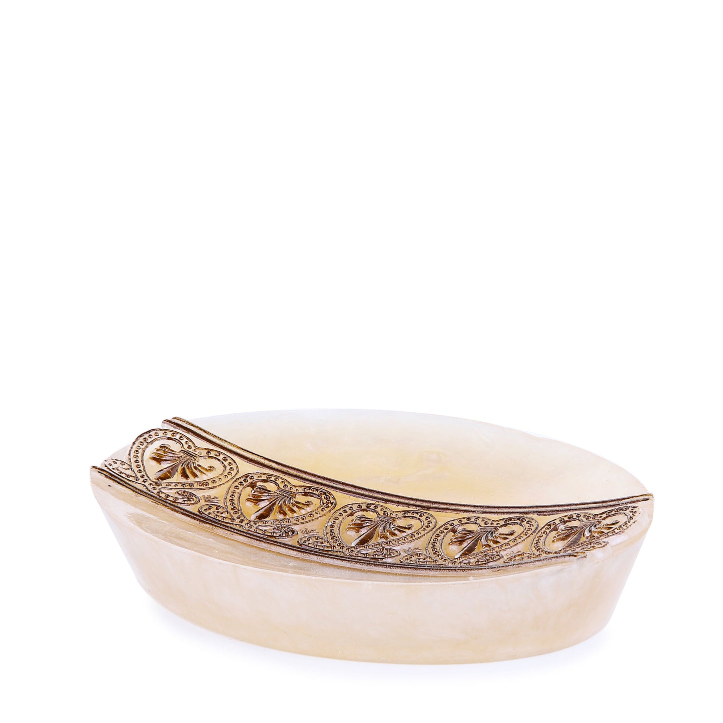 Shiny Embroidered Resin Bath Accessory