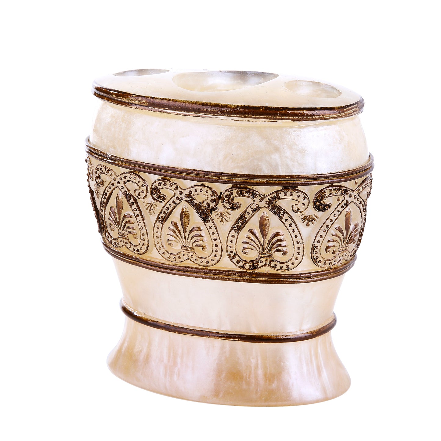 Shiny Embroidered Resin Bath Accessory