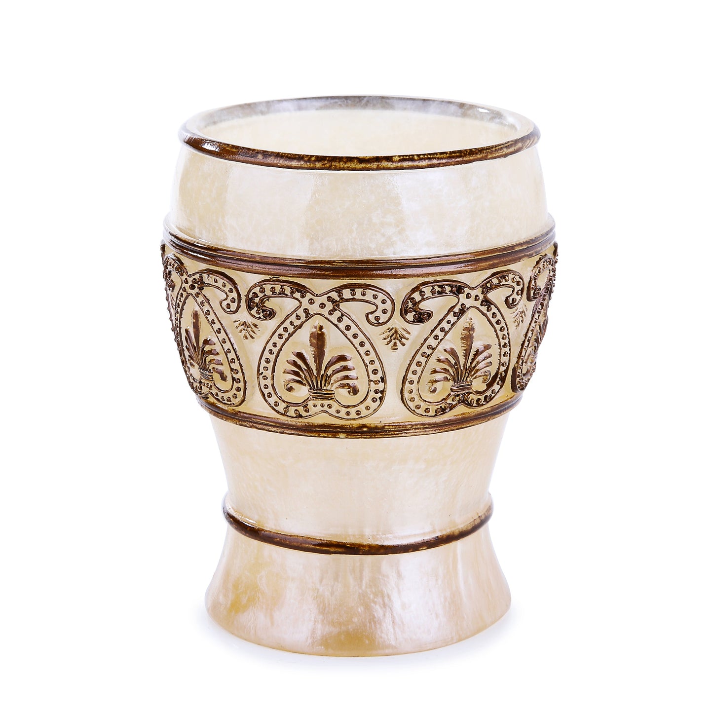 Shiny Embroidered Resin Bath Accessory