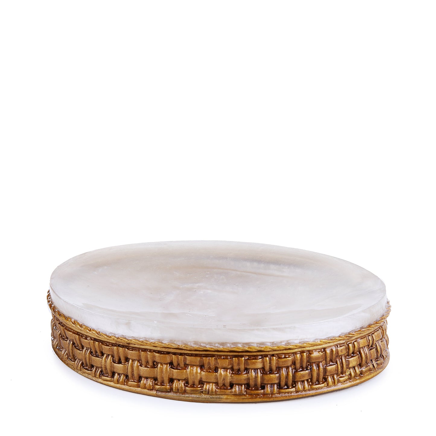 Golden Straps Embroidered Resin Bath Accessory