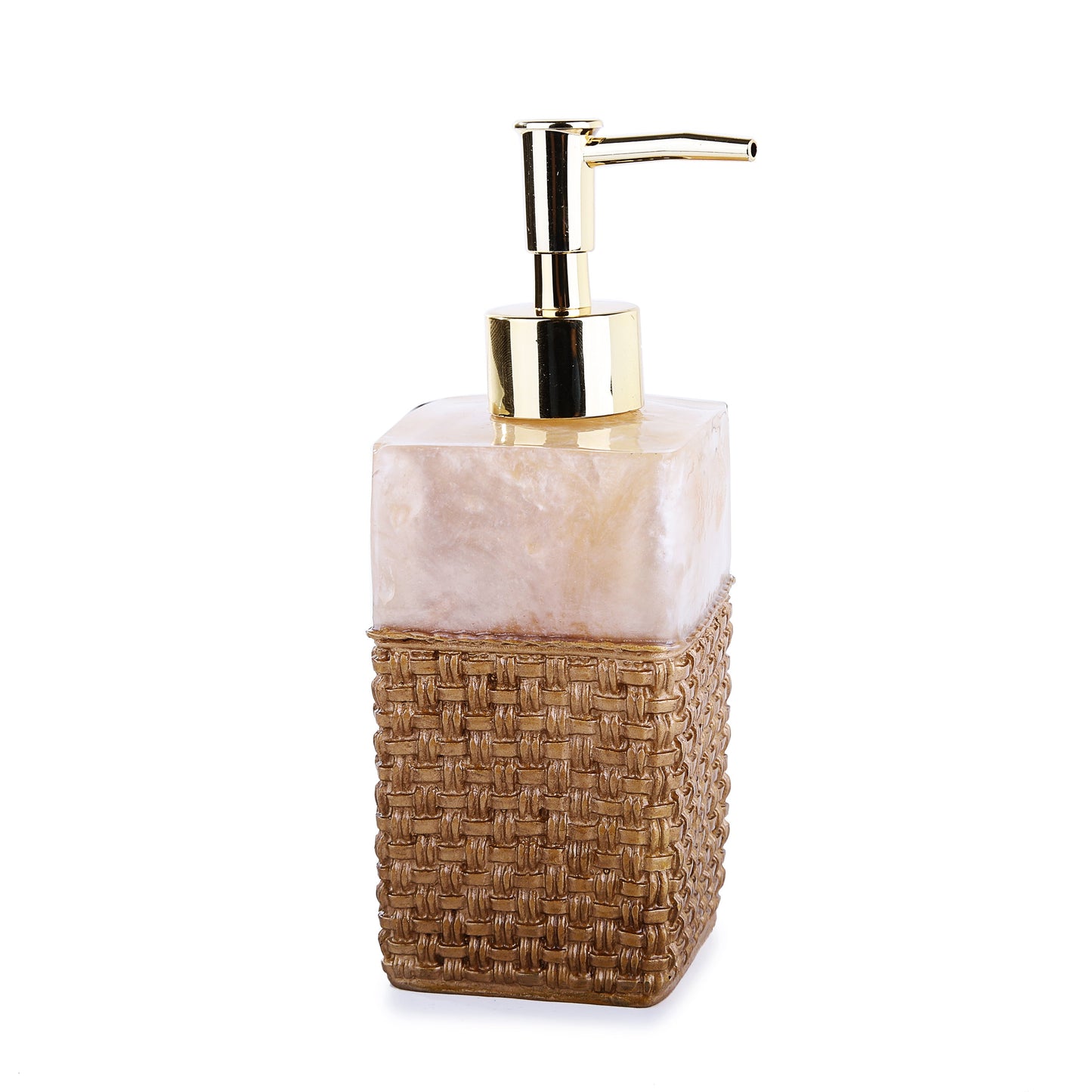 Golden Straps Embroidered Resin Bath Accessory