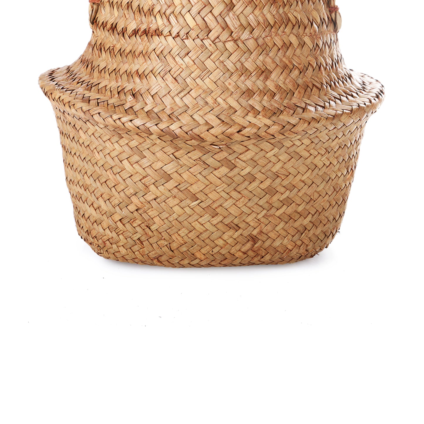 Fold-able Bohemian Sea Grass Basket
