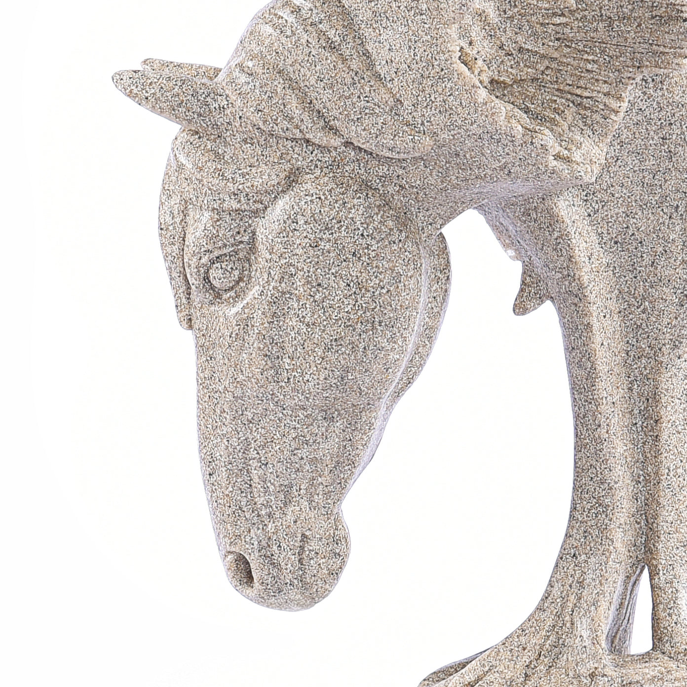 Traditional Mustang Stallion Sculpture