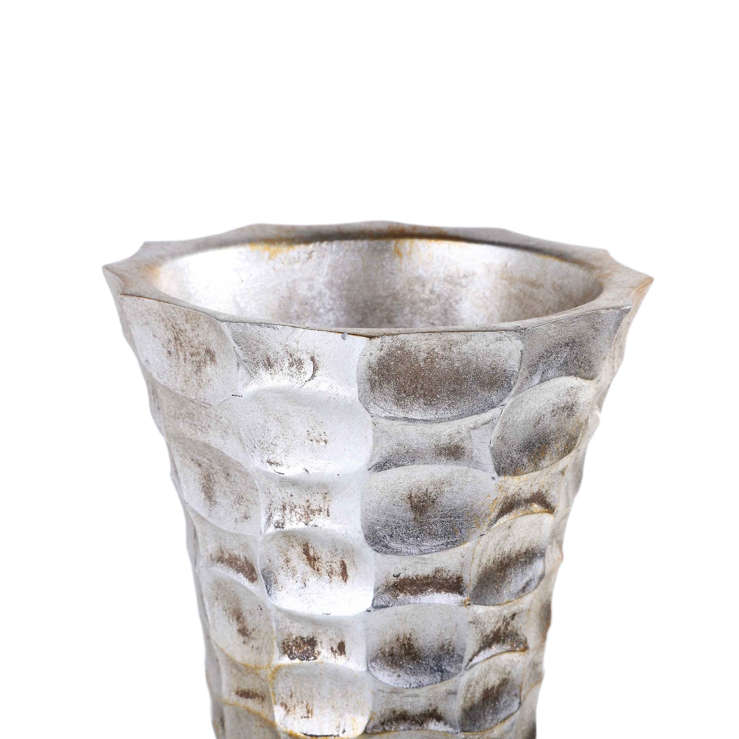 Hammered Ceramic Vase