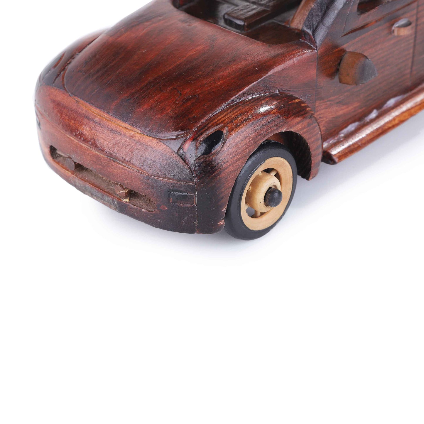 Vox vegan Wooden Car (Dark Brown)