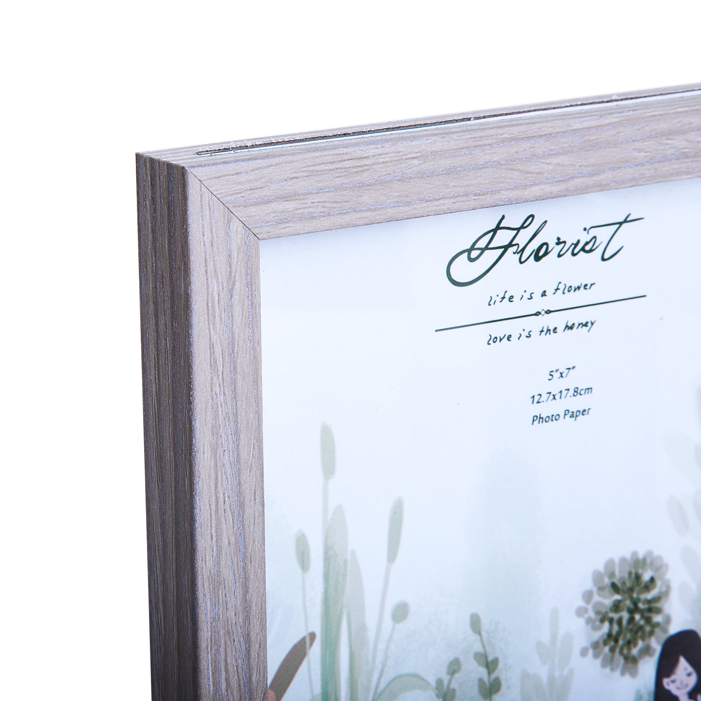 Fold-able Photo Frame with Flower Flask