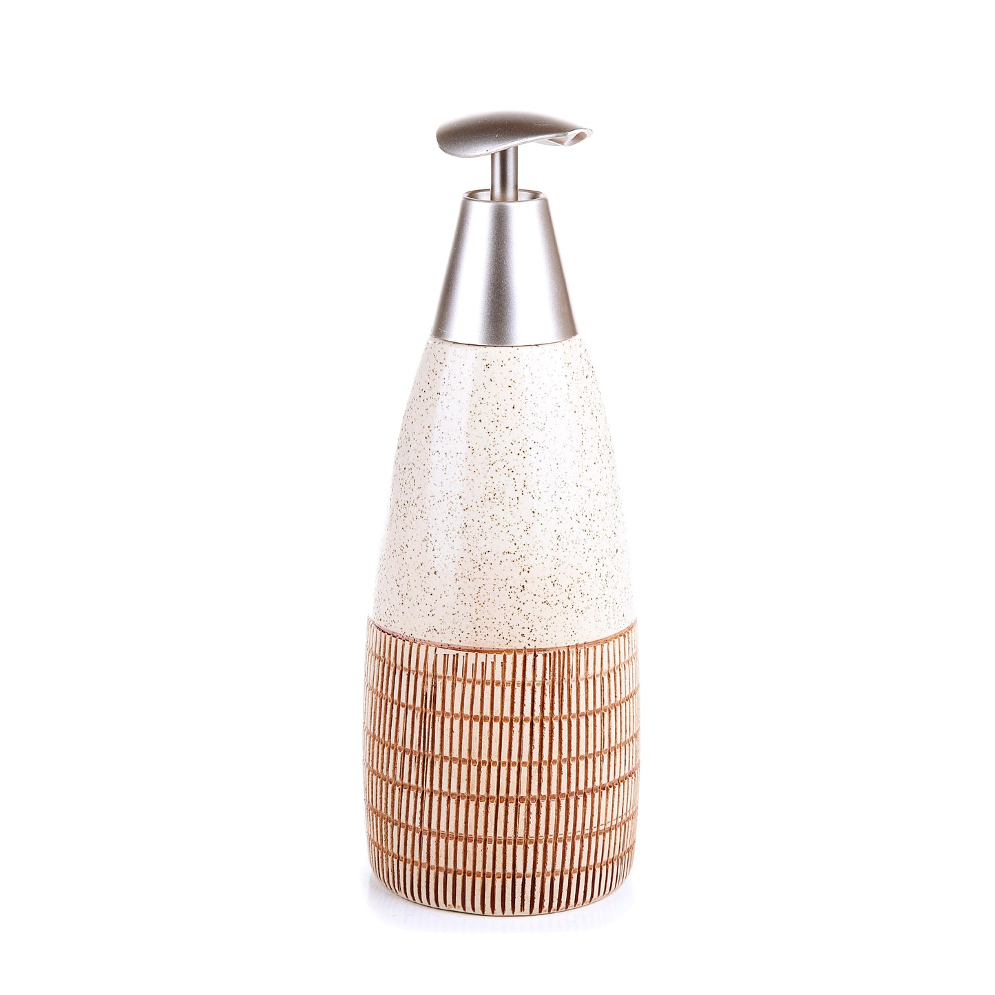 Abstract Textured Bath Set (Beige)