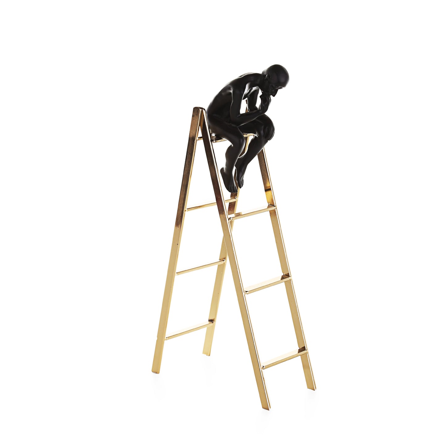 thinking man on Ladder Ornament