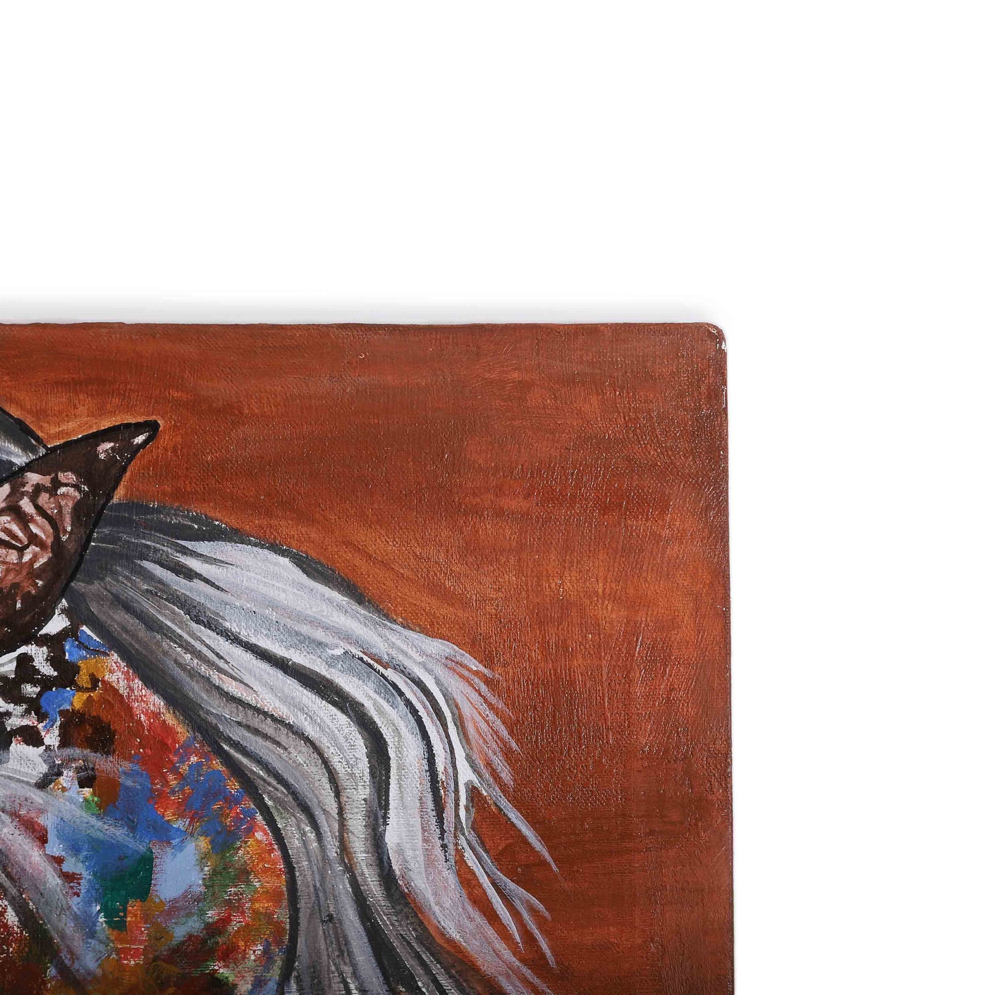 Epsilon Abstract Horse Canvas Painting