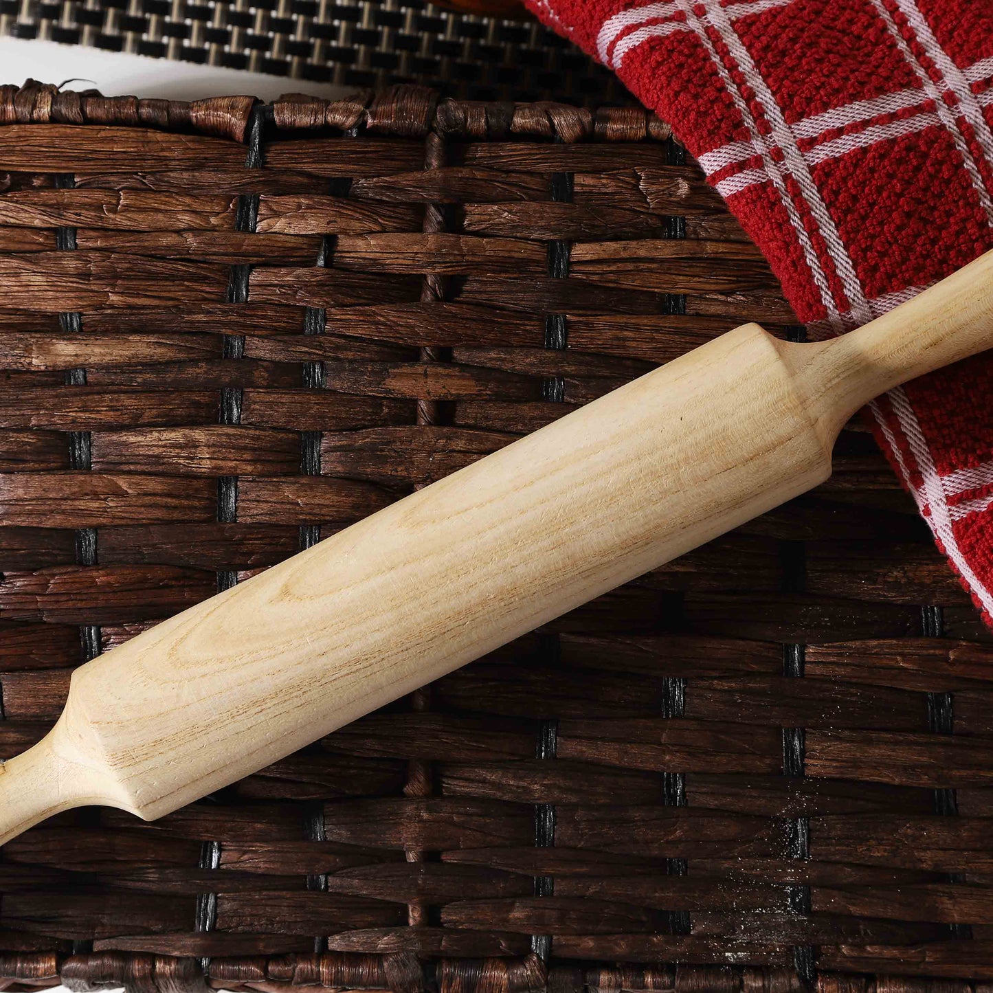 Wooden Rolling Pin & Board