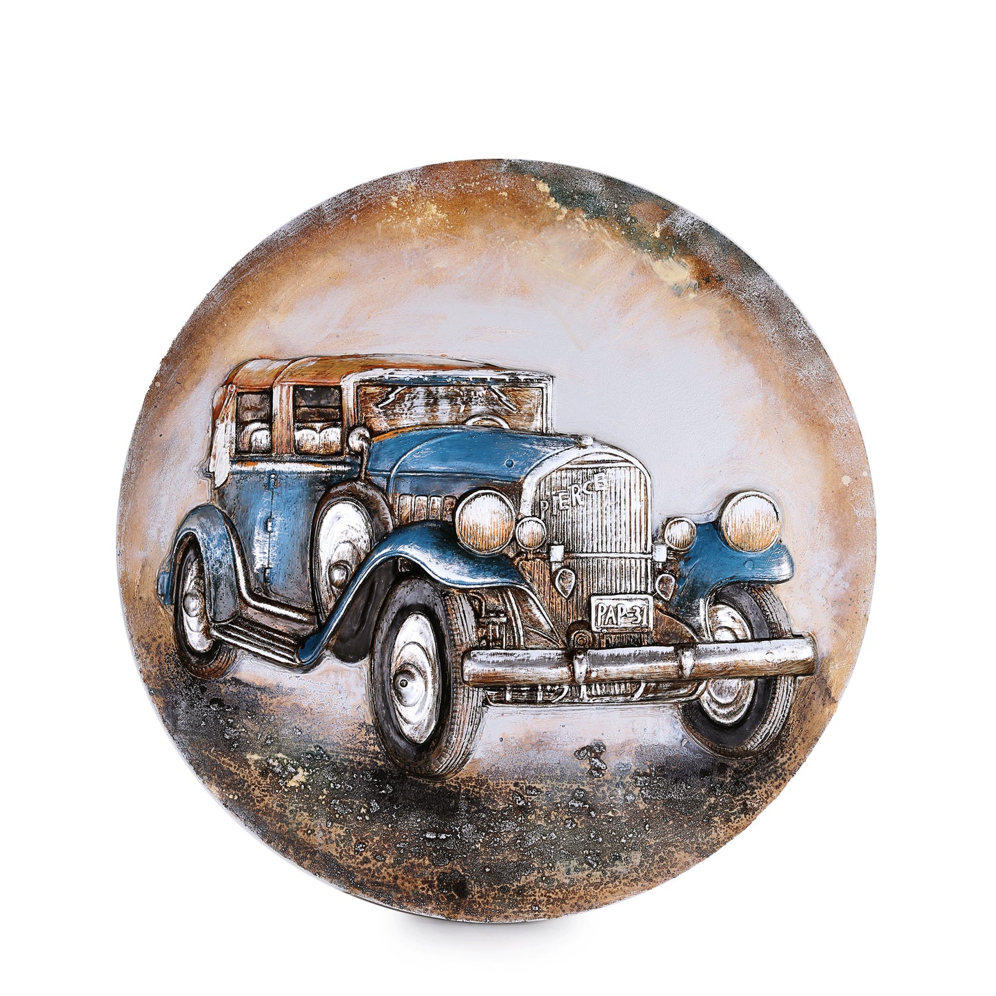 Round Embossed 1940 Rolls-Royce Phantom Scenery