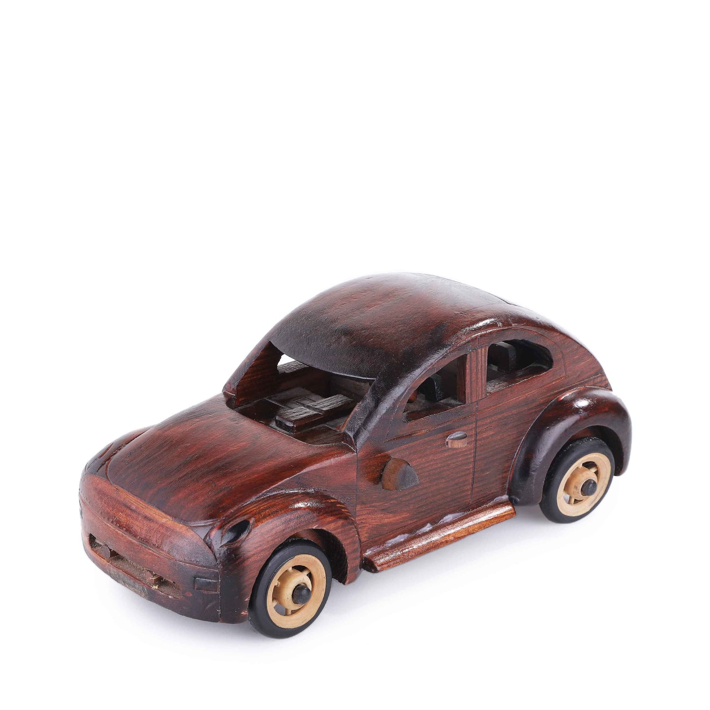 Vox vegan Wooden Car (Dark Brown)
