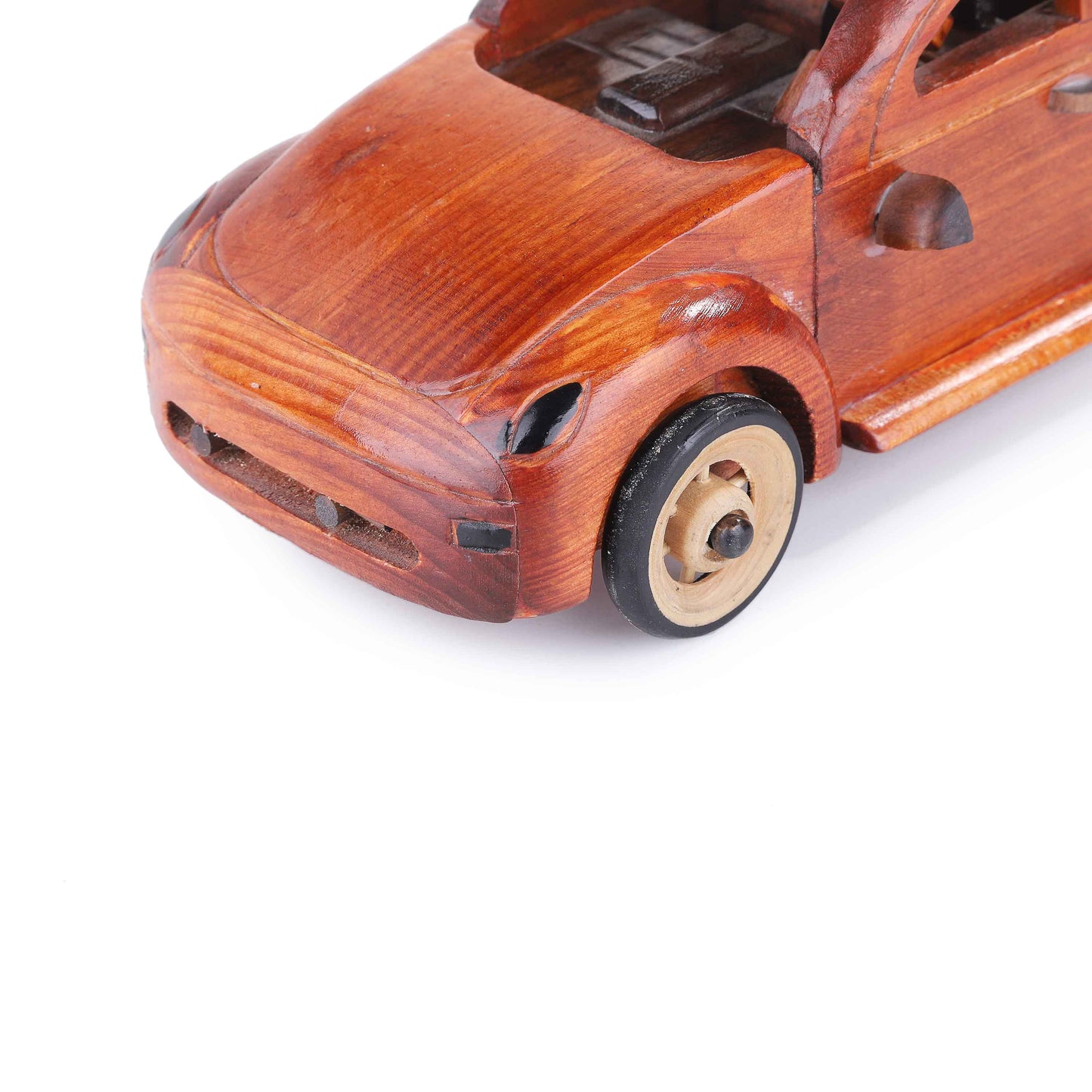 Vox vegan Wooden Car (Light Brown)