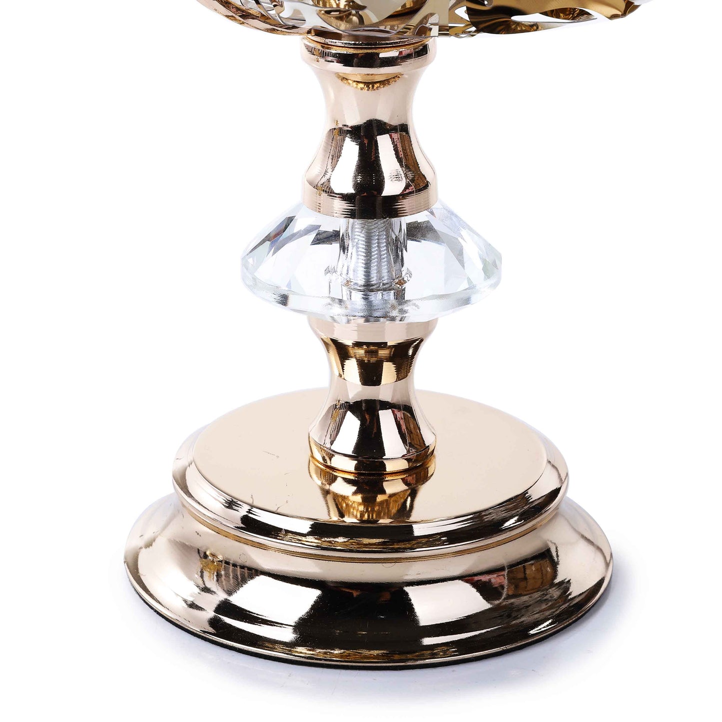 Single Thread of Crystal Candle Holder