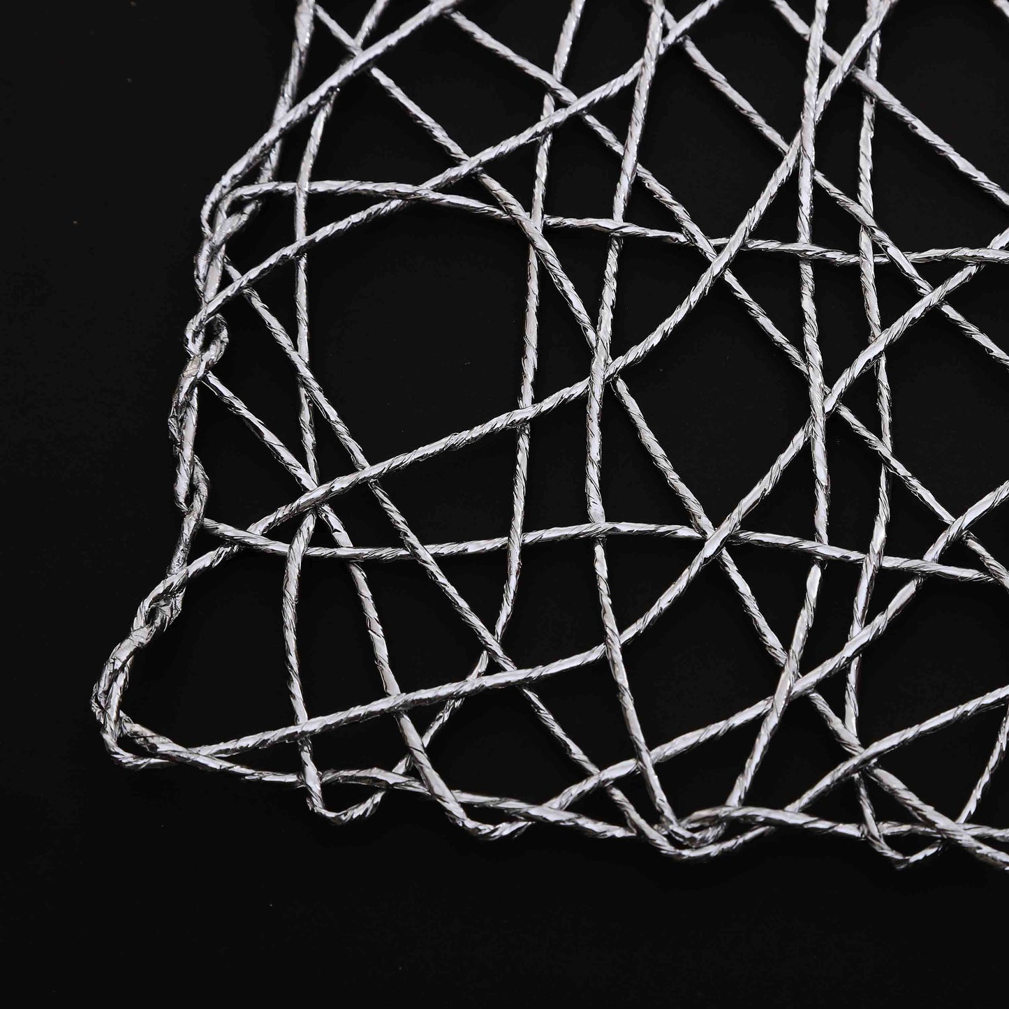 Plastic Silver Raper Table Place-mats (set of 2)