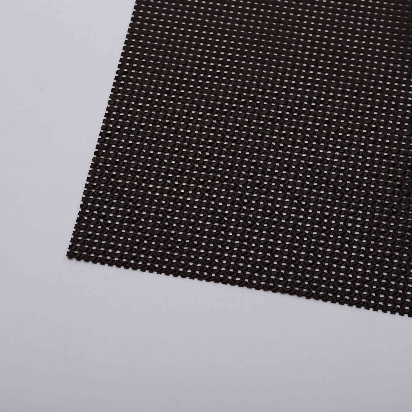 Dark grey braided rectangle Table Place-mats (set of 2)