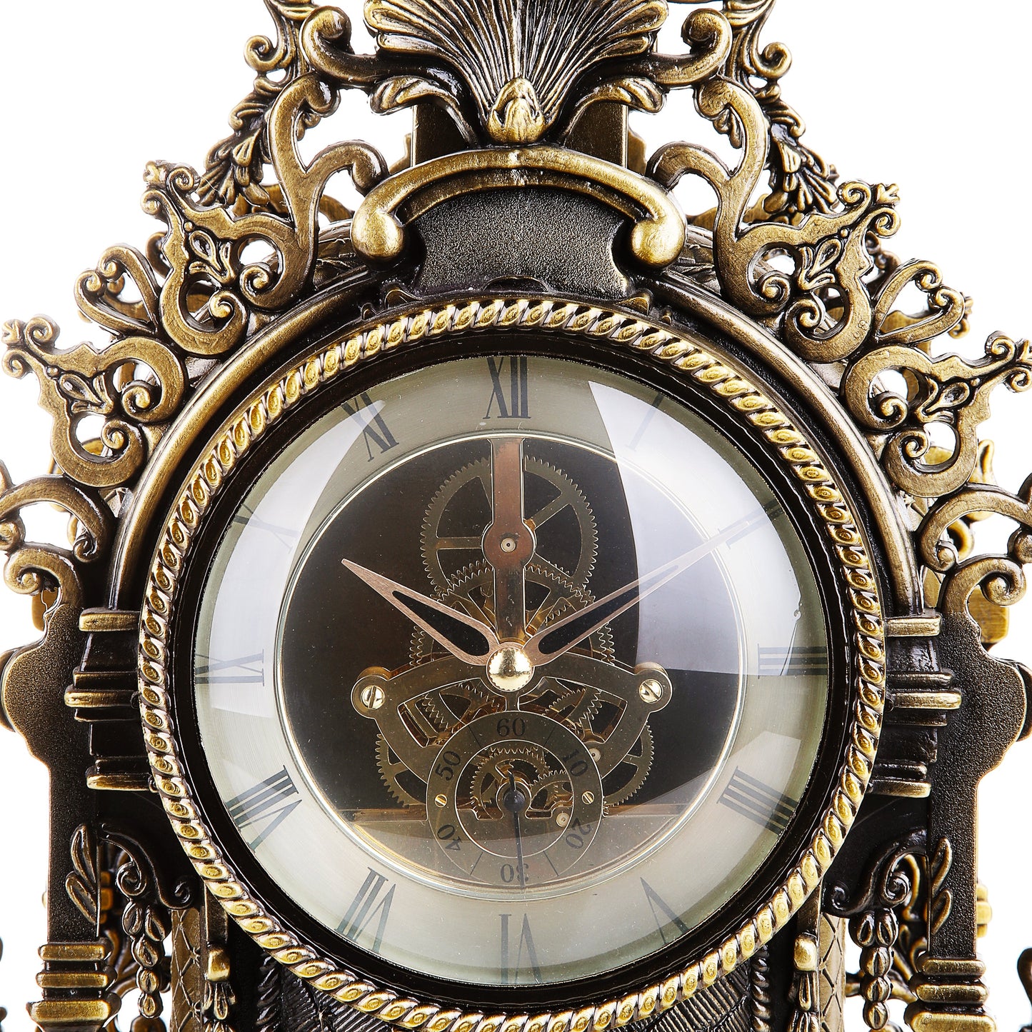 French Ornate Mantel Table Clock