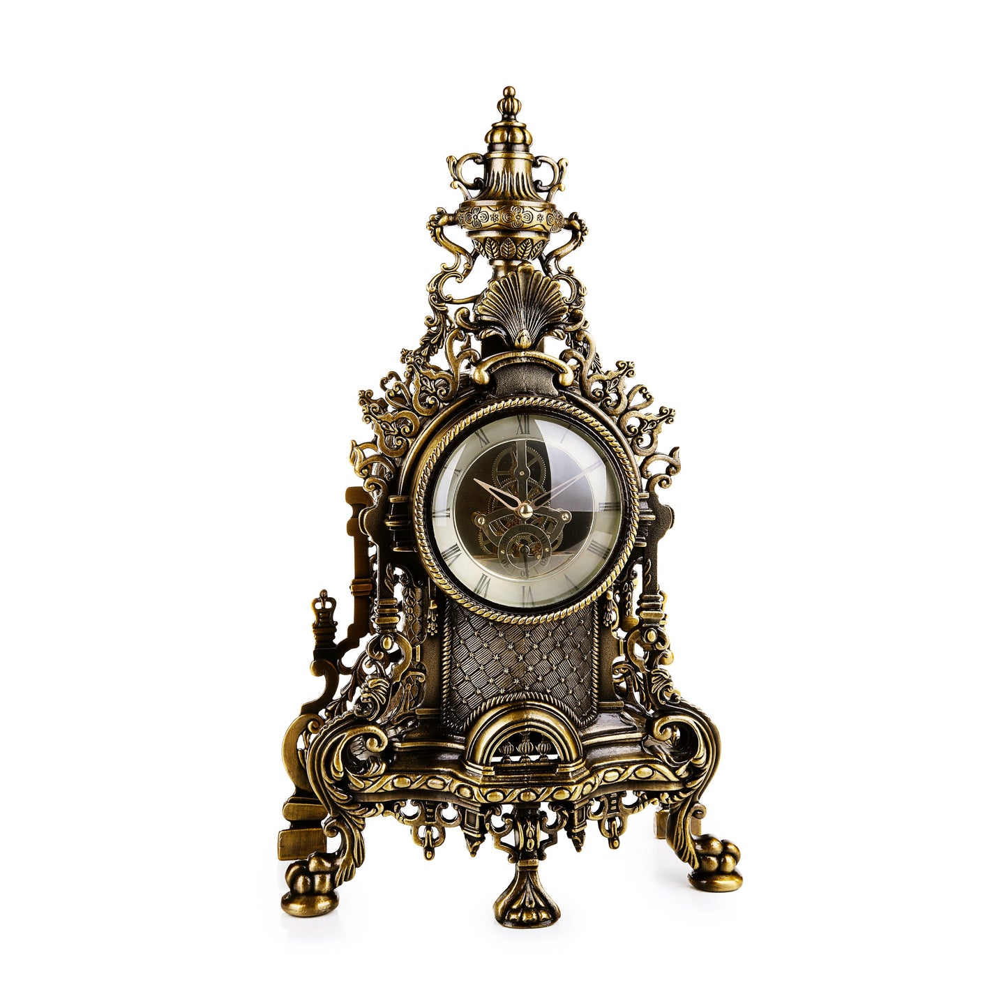 French Ornate Mantel Table Clock