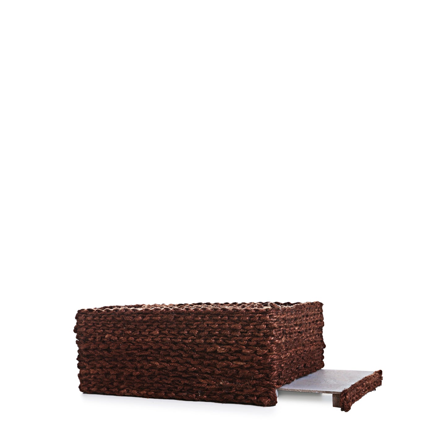 Rope Design Tissue Box (Chocolate Brown)