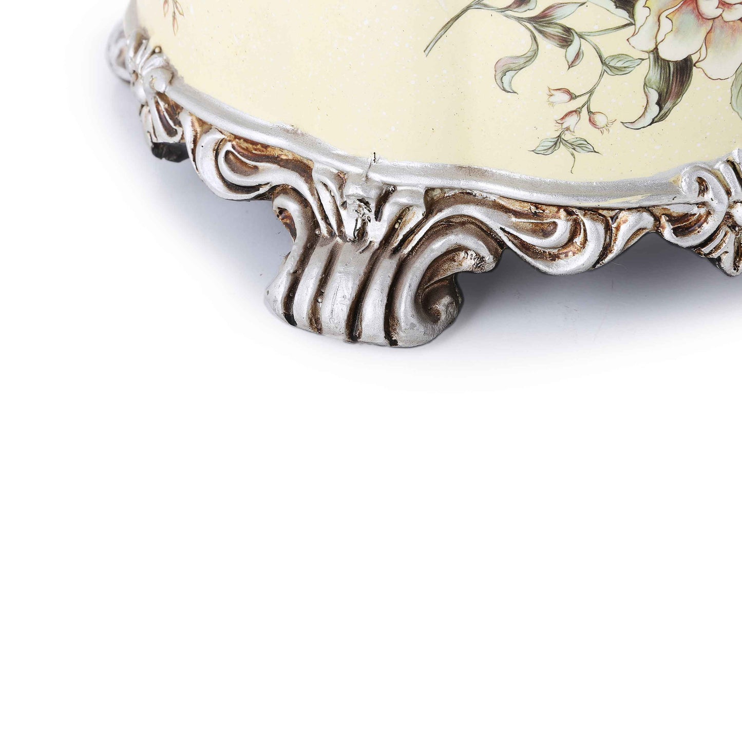 Light Yellow Floral Basket