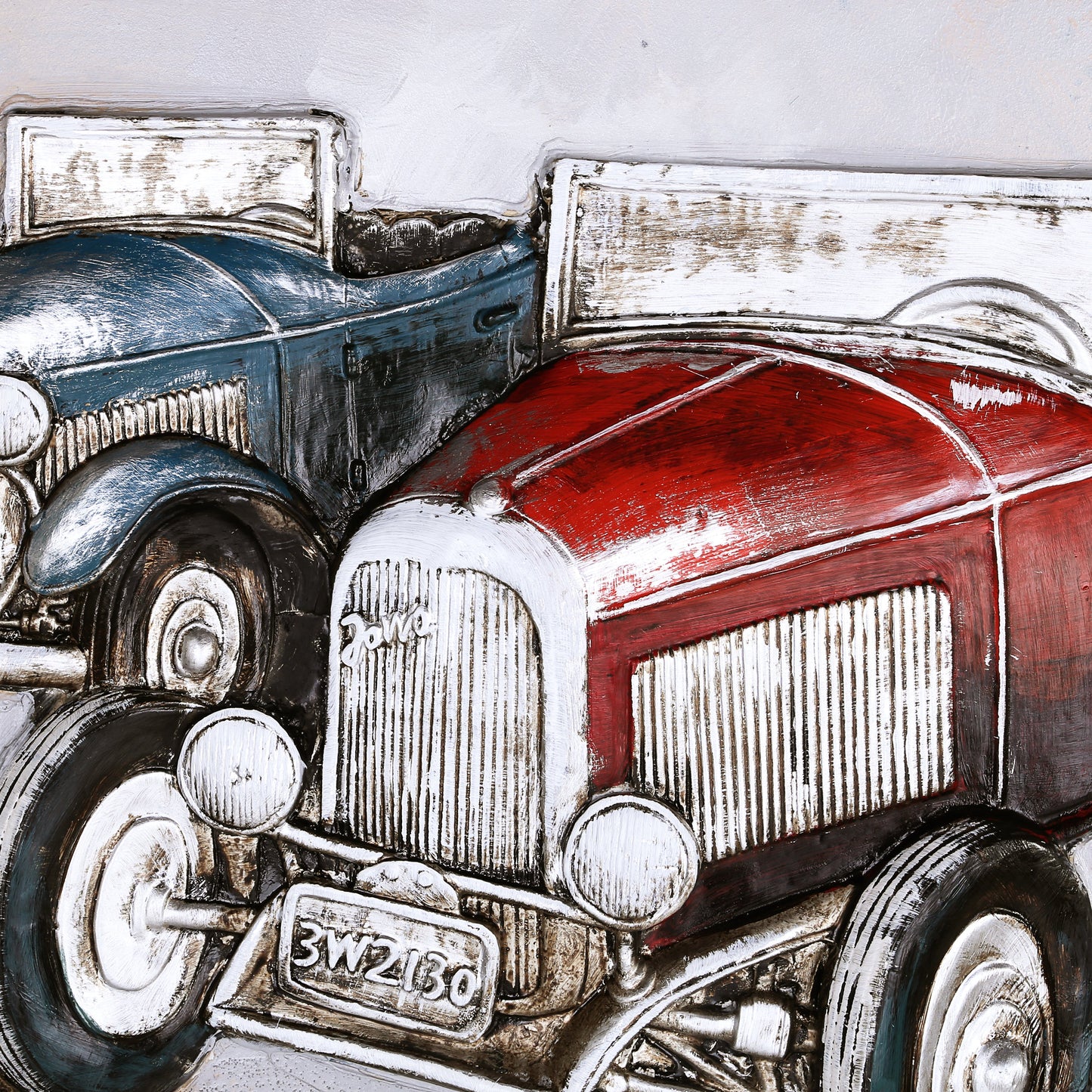 Copy of Round Embossed 1930 Ford Model A Scenery