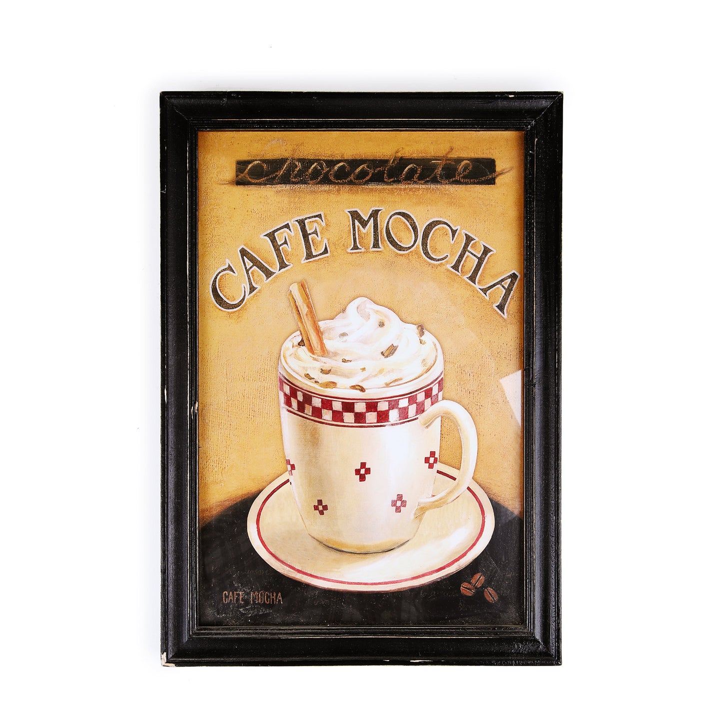 Retro Wall Canvas (Mocha)