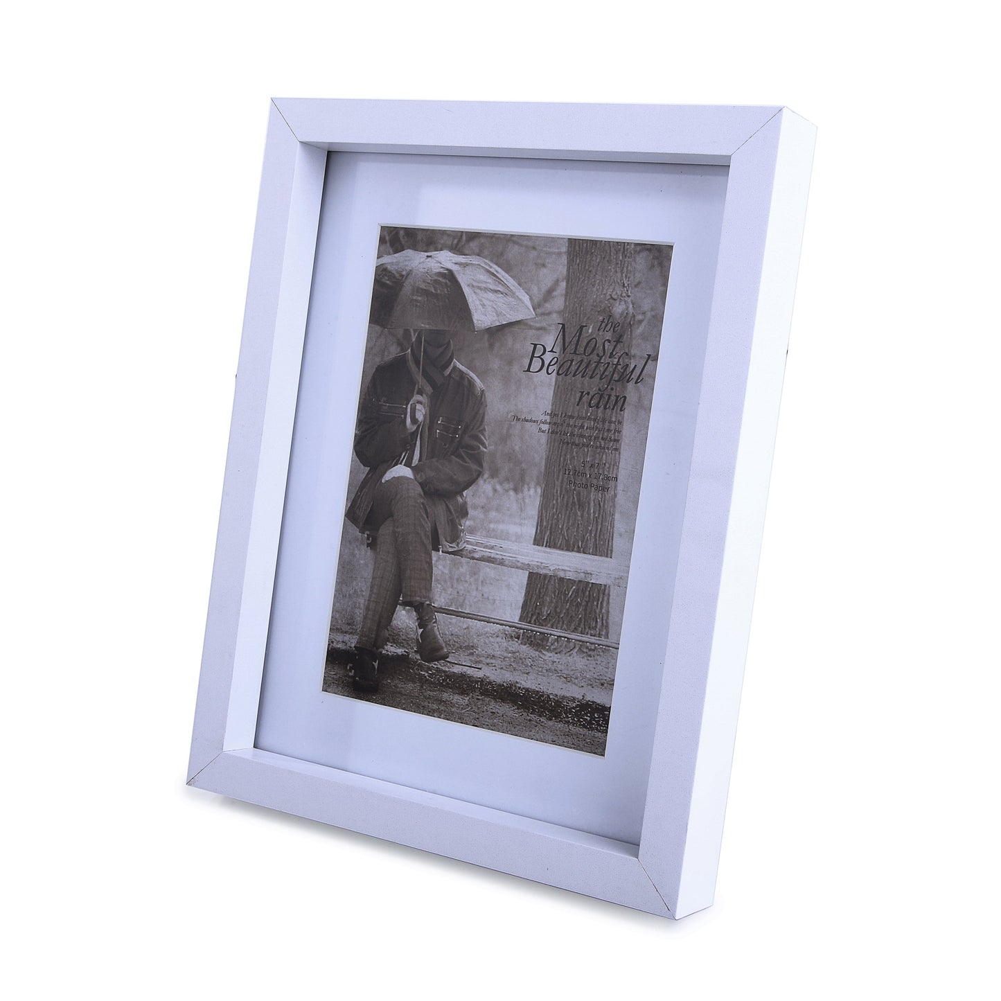 Modern Formal Photo Frame (White)