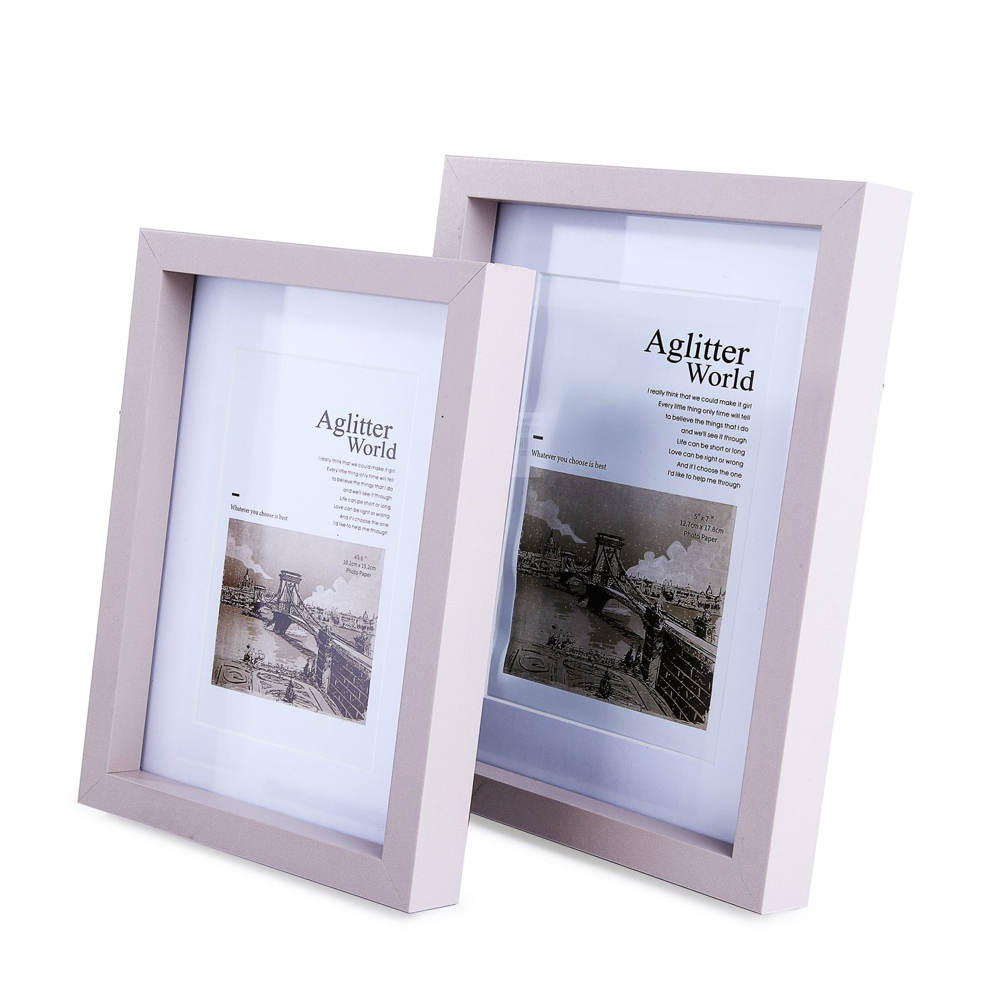 Modern Formal Photo Frame (Brown)