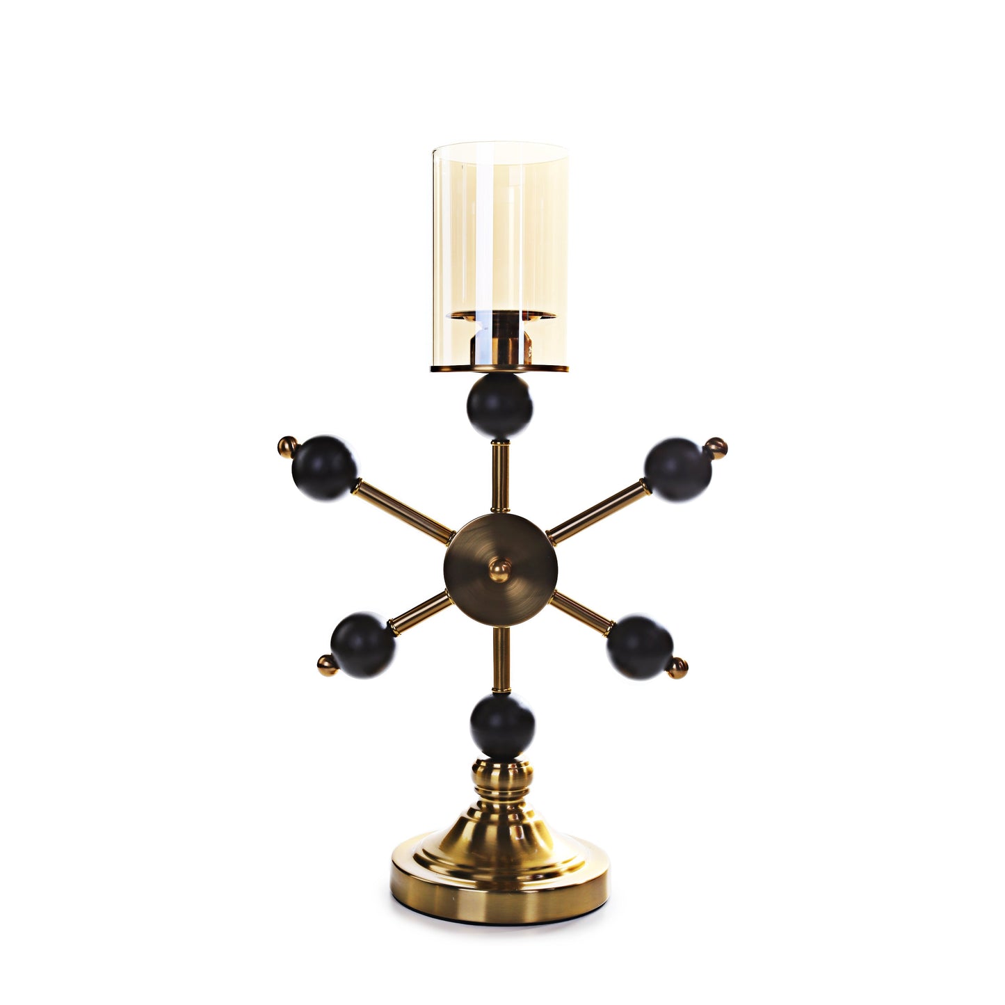 Ship Helm Design Candle Holder