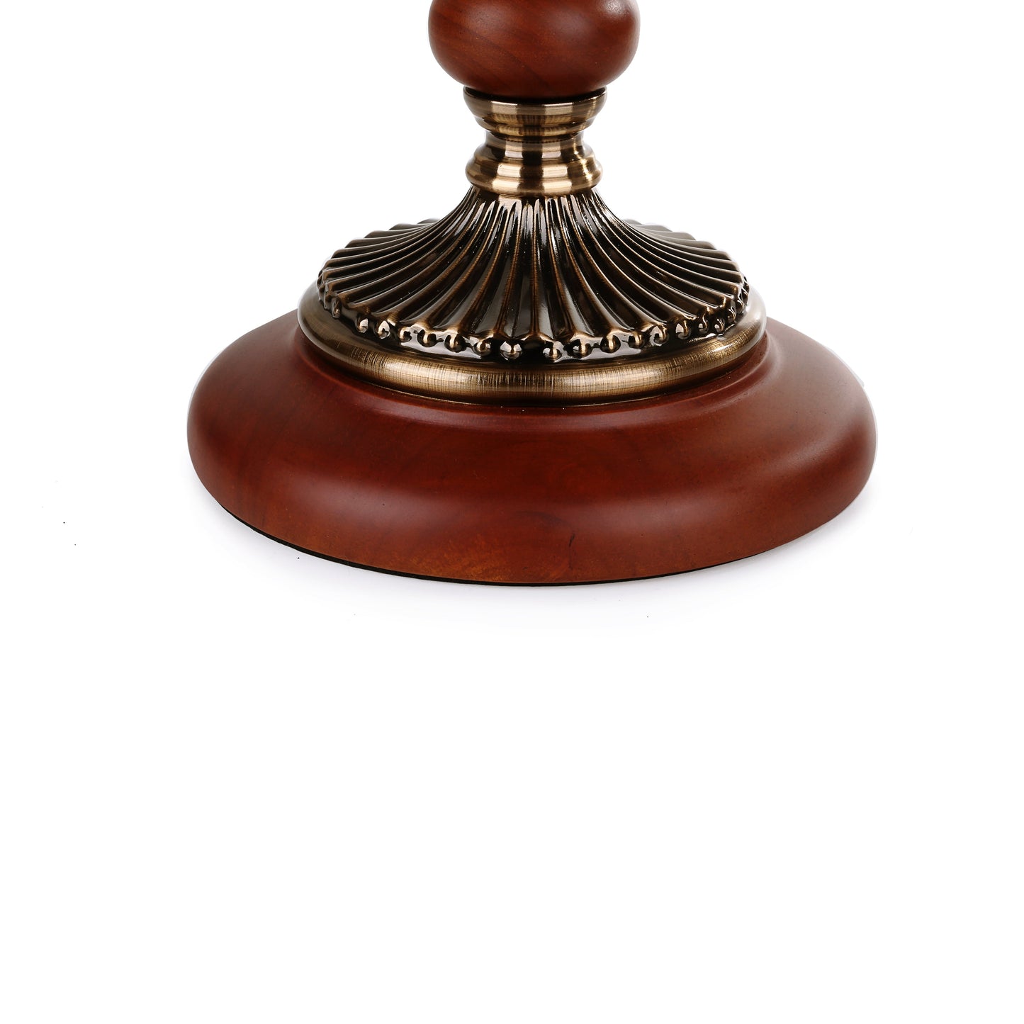 Royal Brass & Wood Table Clock
