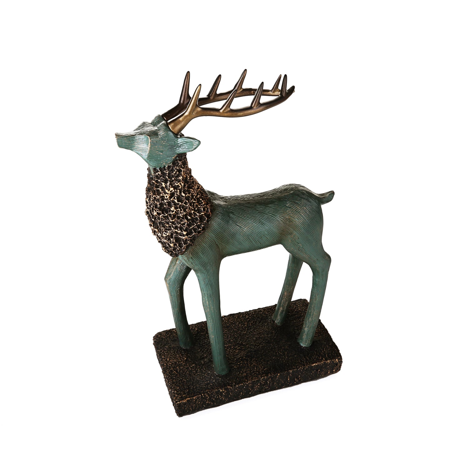 Green Deer Ornaments (Set of 2)