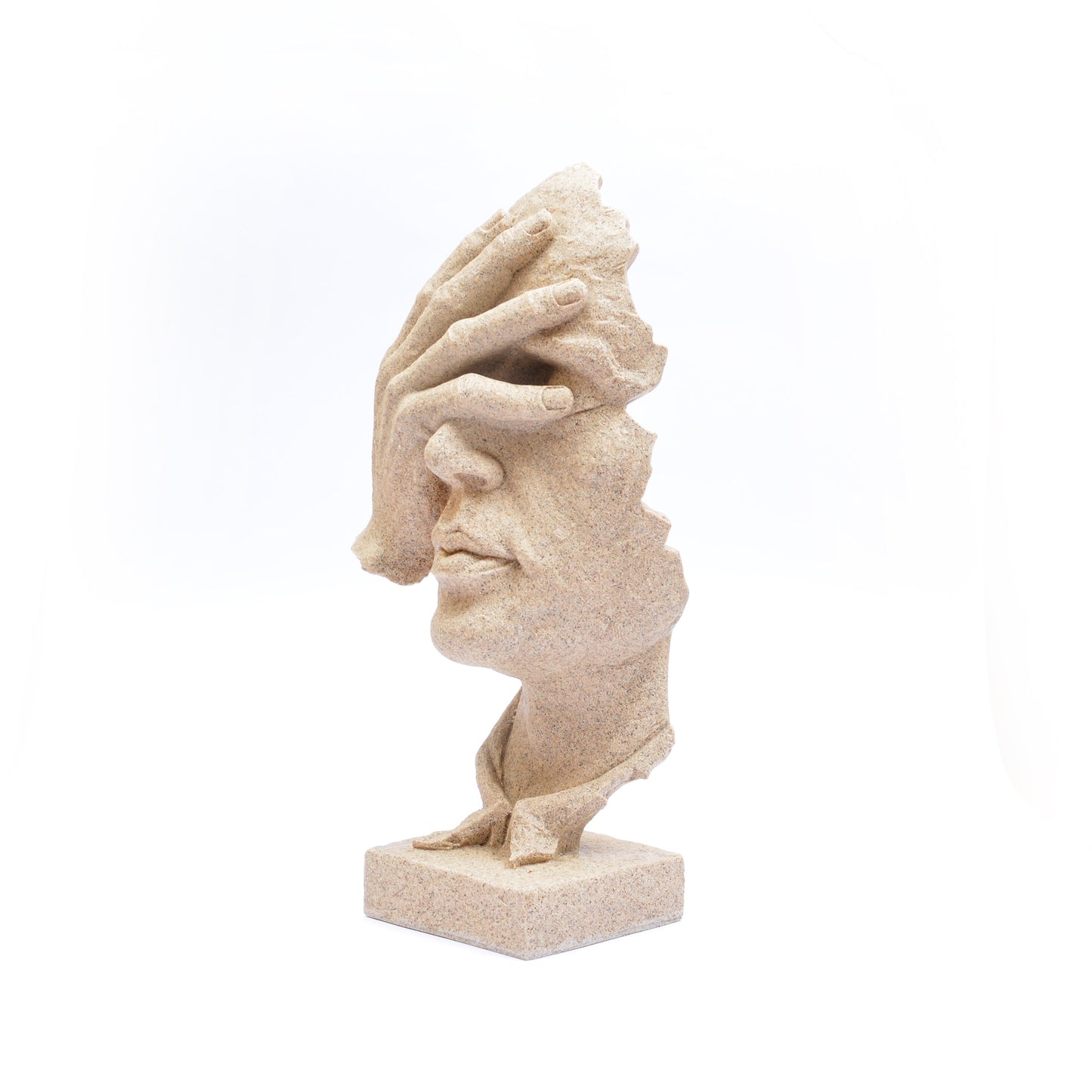 Let Down Face Sculpture