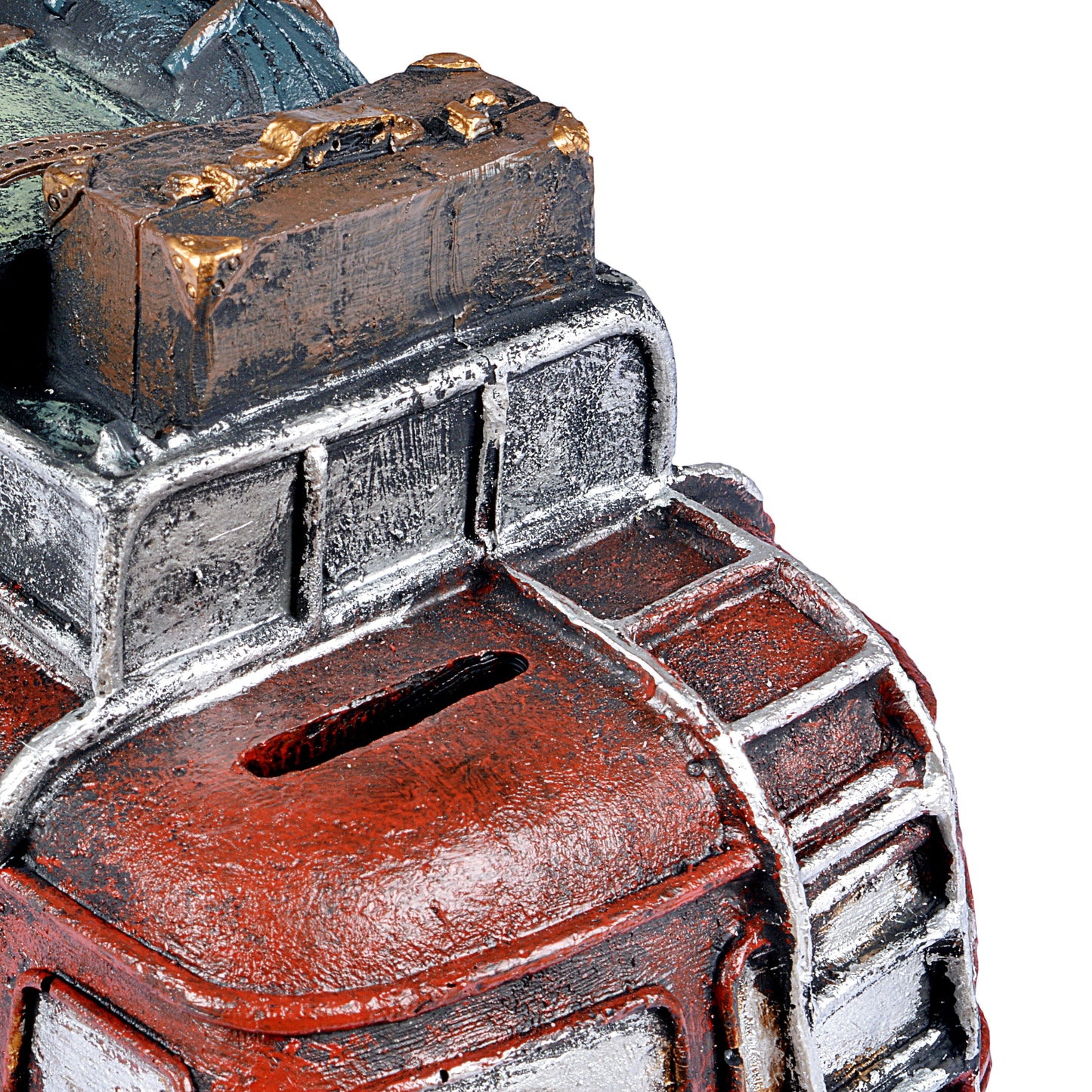 Old Red Minibus Money Box