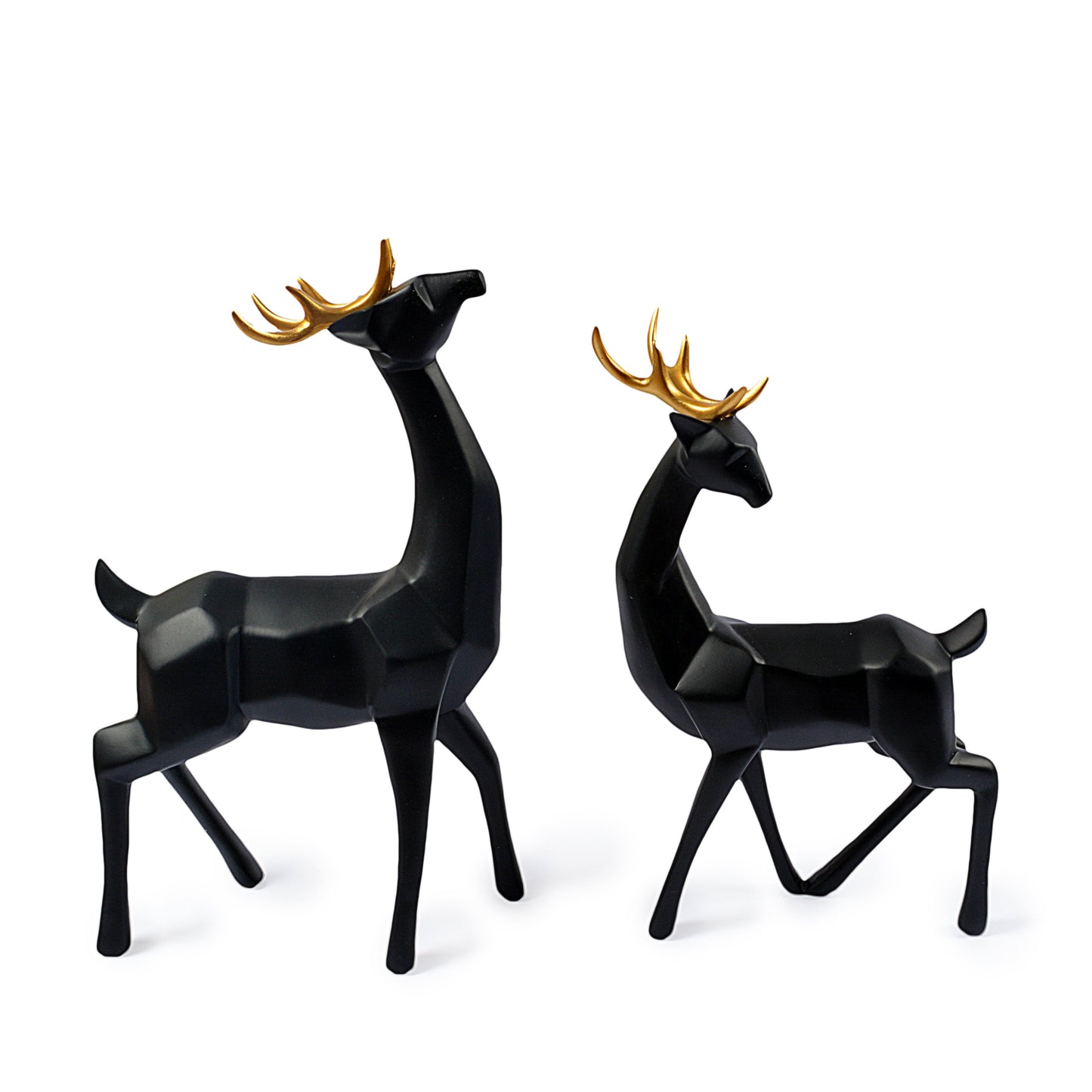 Modern Creative Deer Figurines (Black)