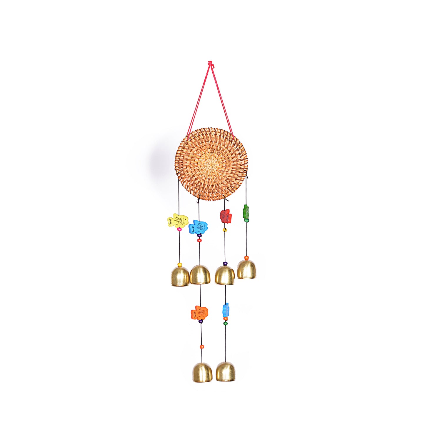 Wind Chimes with Decorative Round Design