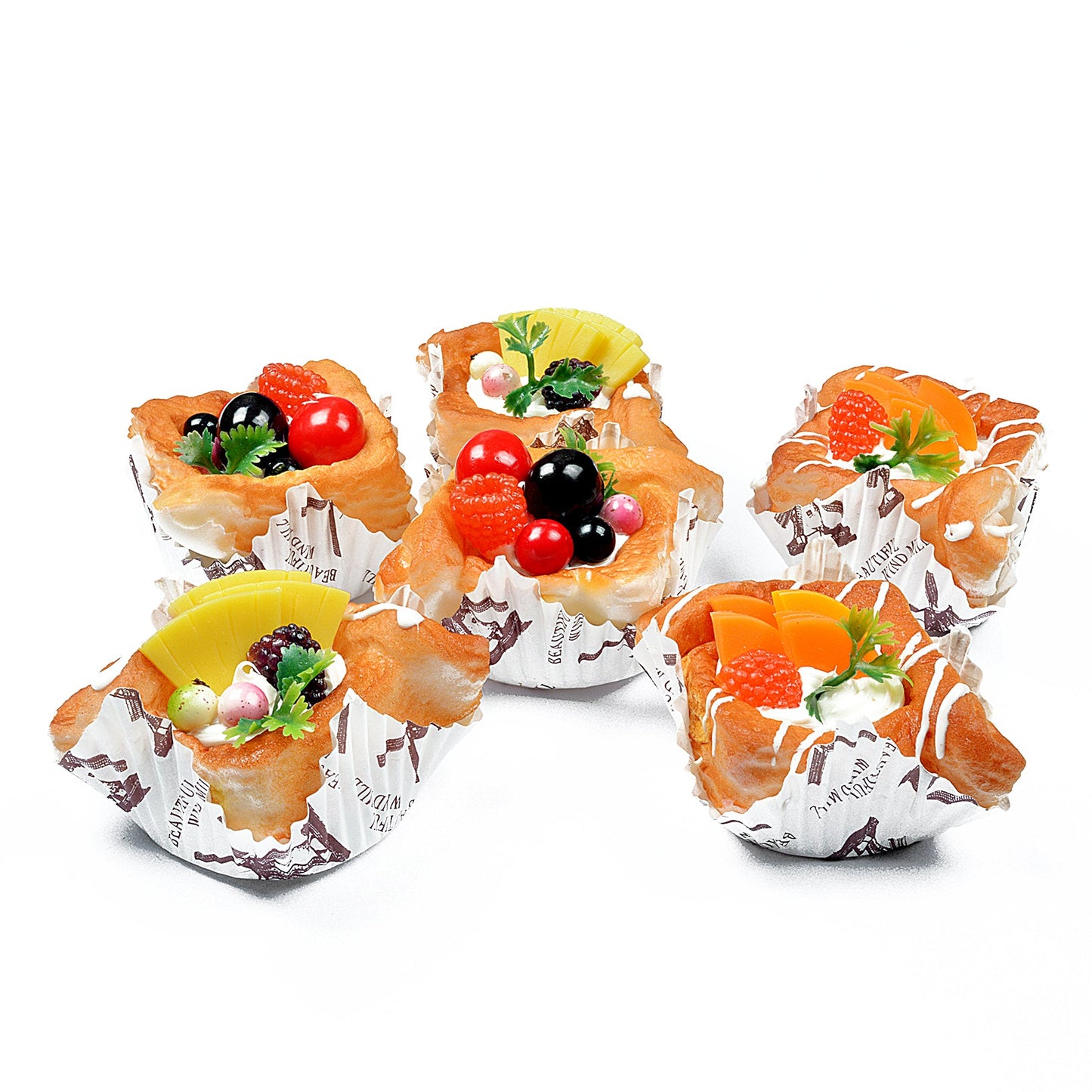Decorative Cup Cake Fridge Magnets (Set of 2)