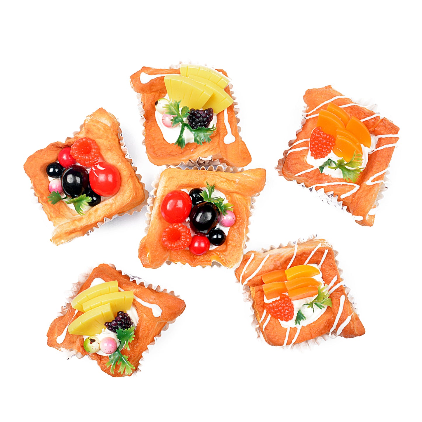Decorative Cup Cake Fridge Magnets (Set of 2)