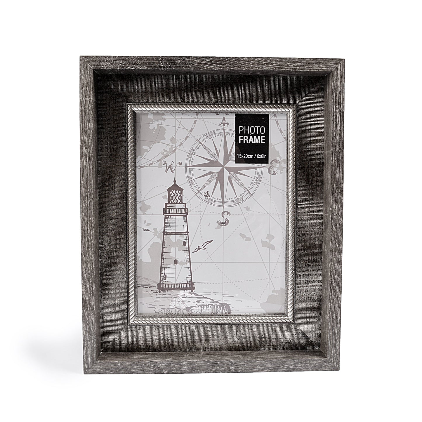 Natural Wooden Style Doted Texture Photo Frame