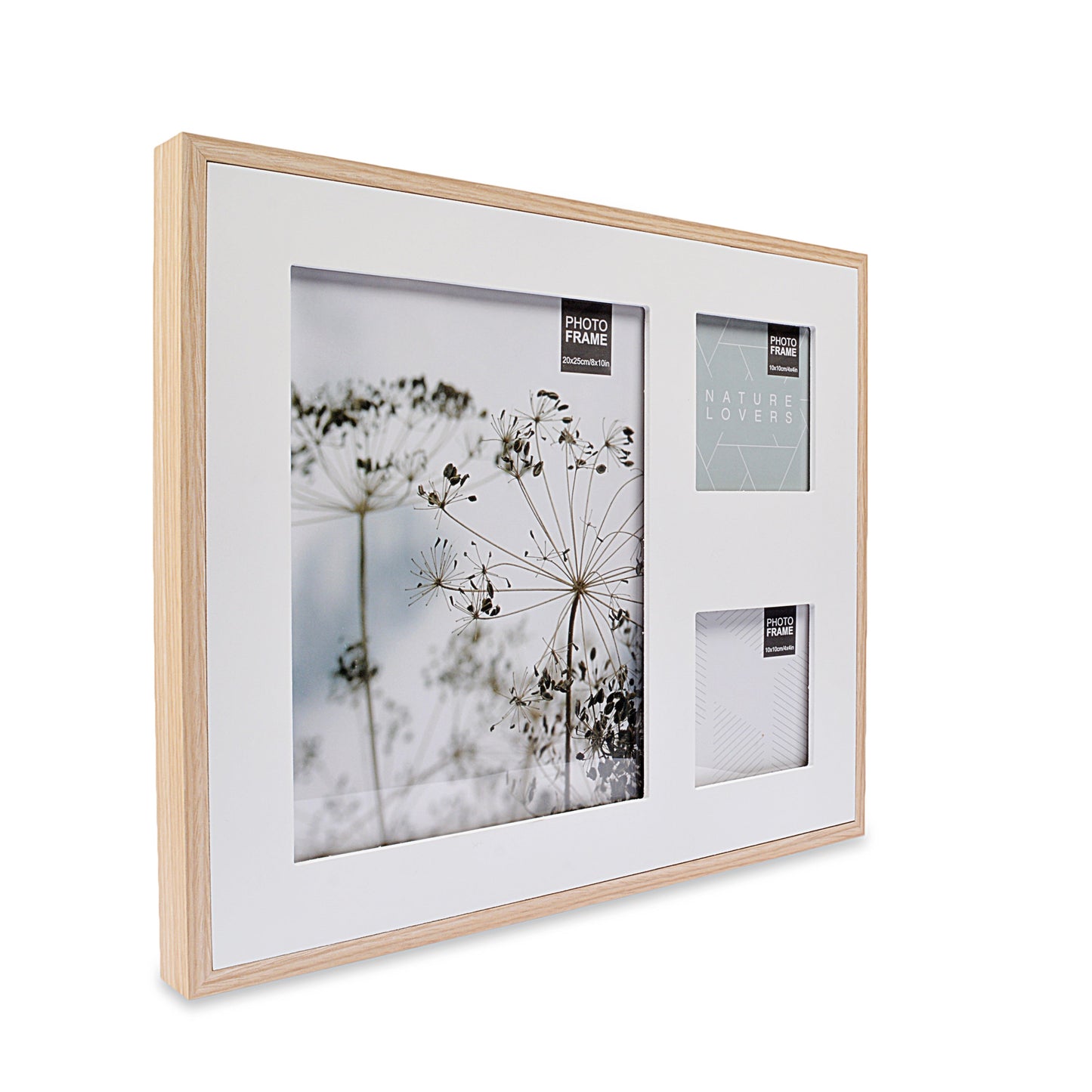 White Design Wooden Wall Hanging Photo Frame