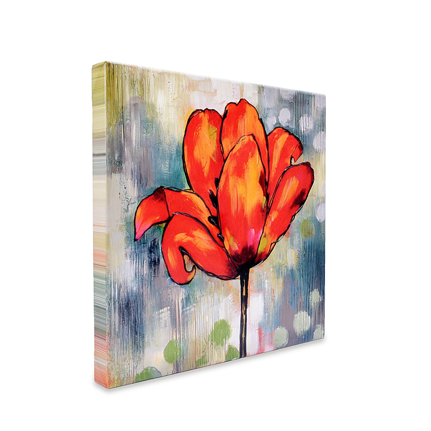 Red Lilly Wall Art Scenery