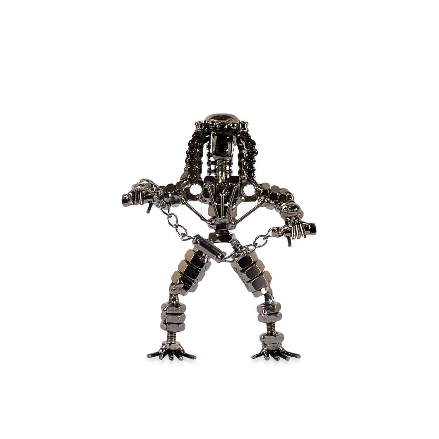 Metal Predator Statue