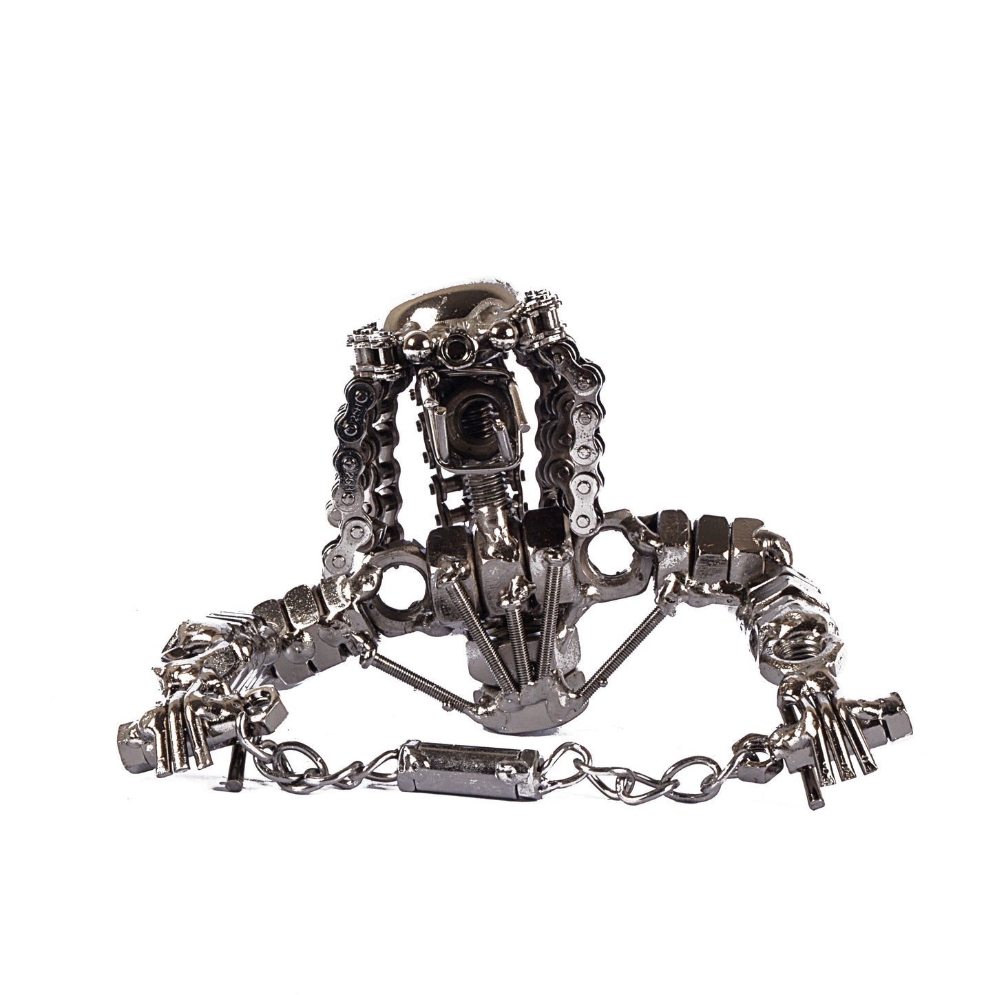 Metal Predator Statue