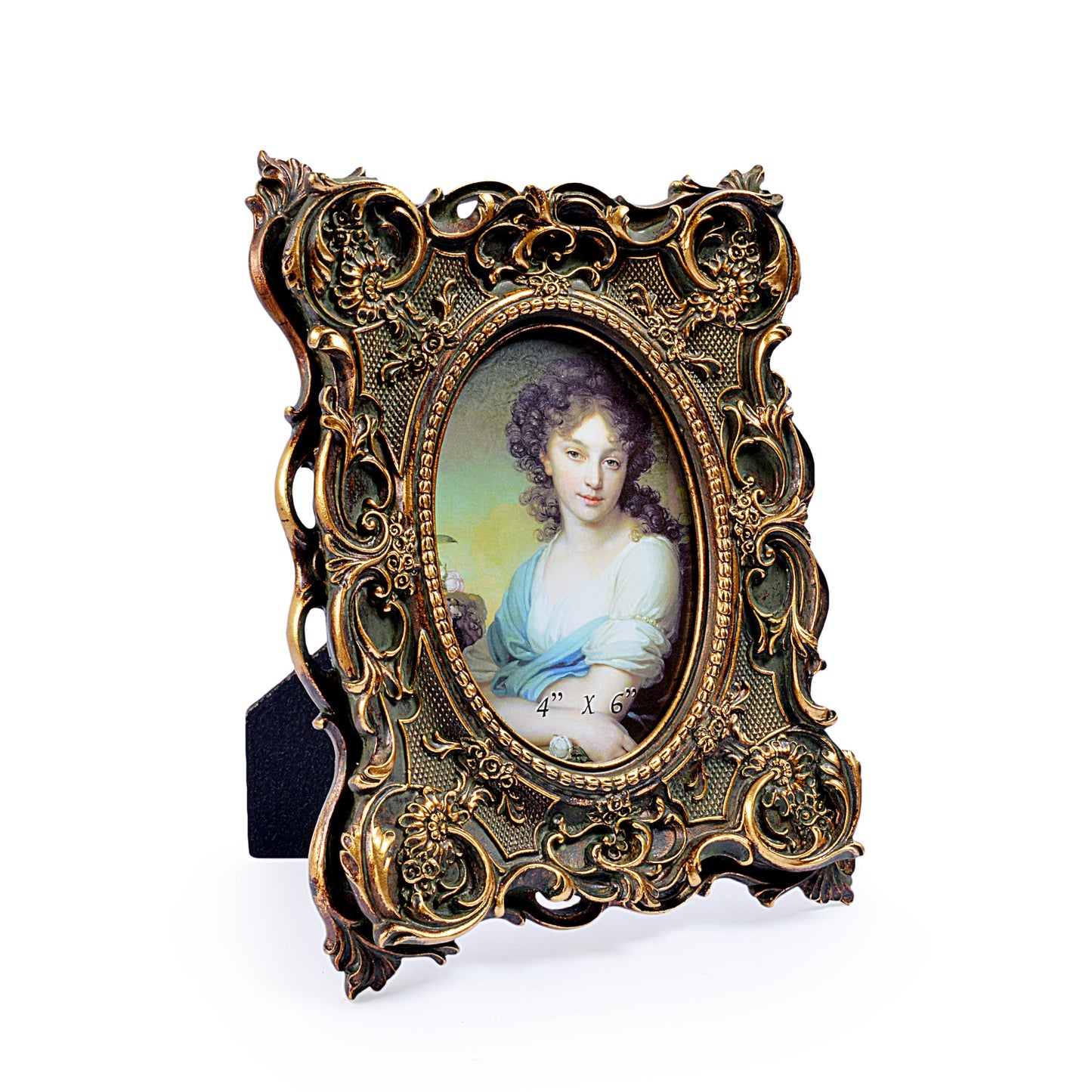Royal Wooden Design Oval Photo Frame