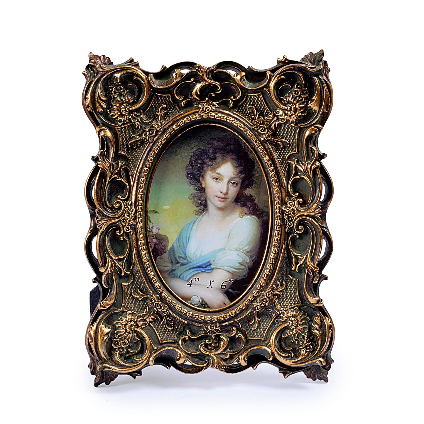 Royal Wooden Design Oval Photo Frame